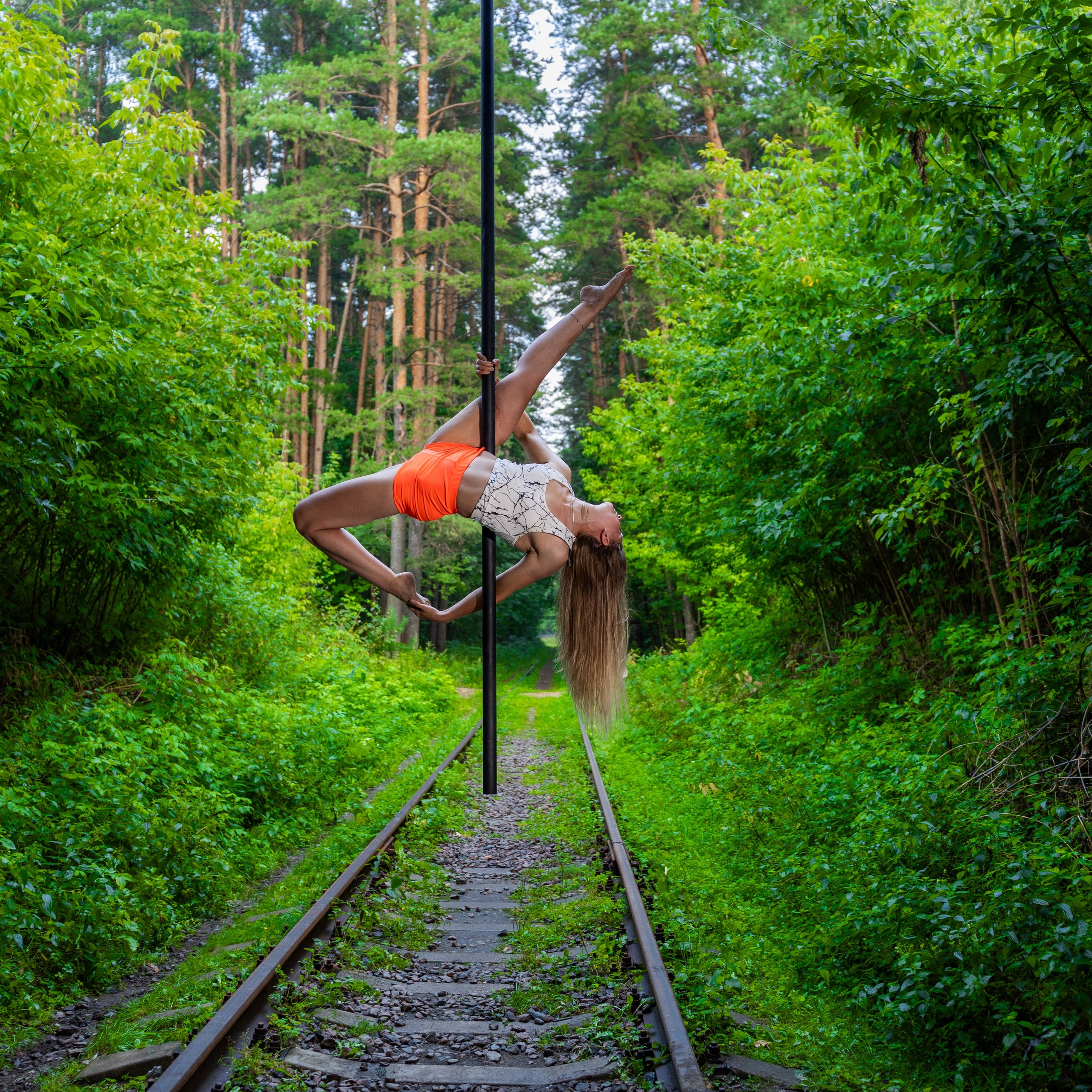 Pole dance, воздушная гимнастика. Фотограф Николай Т