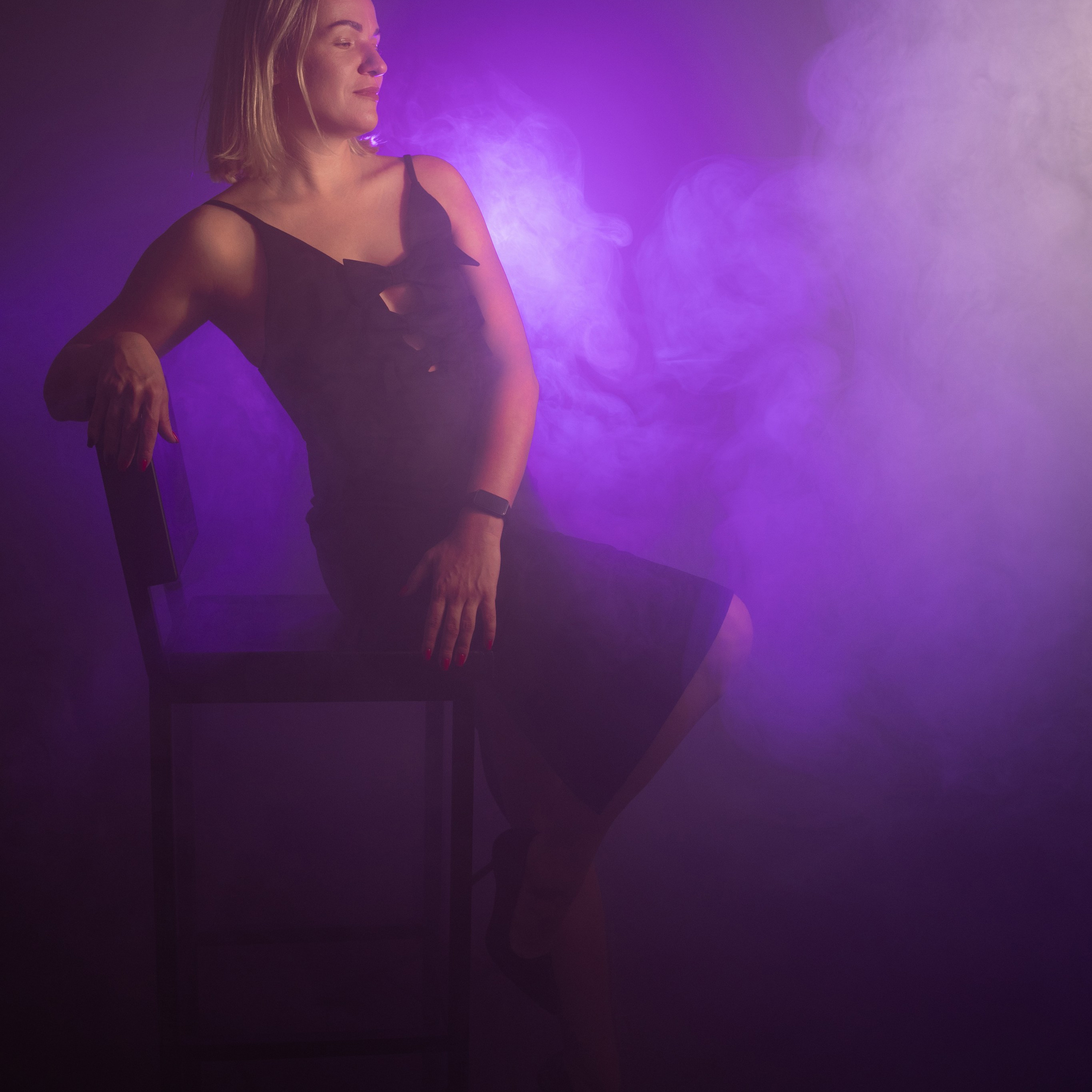 Портрет в дыму. Фотограф Николай Т