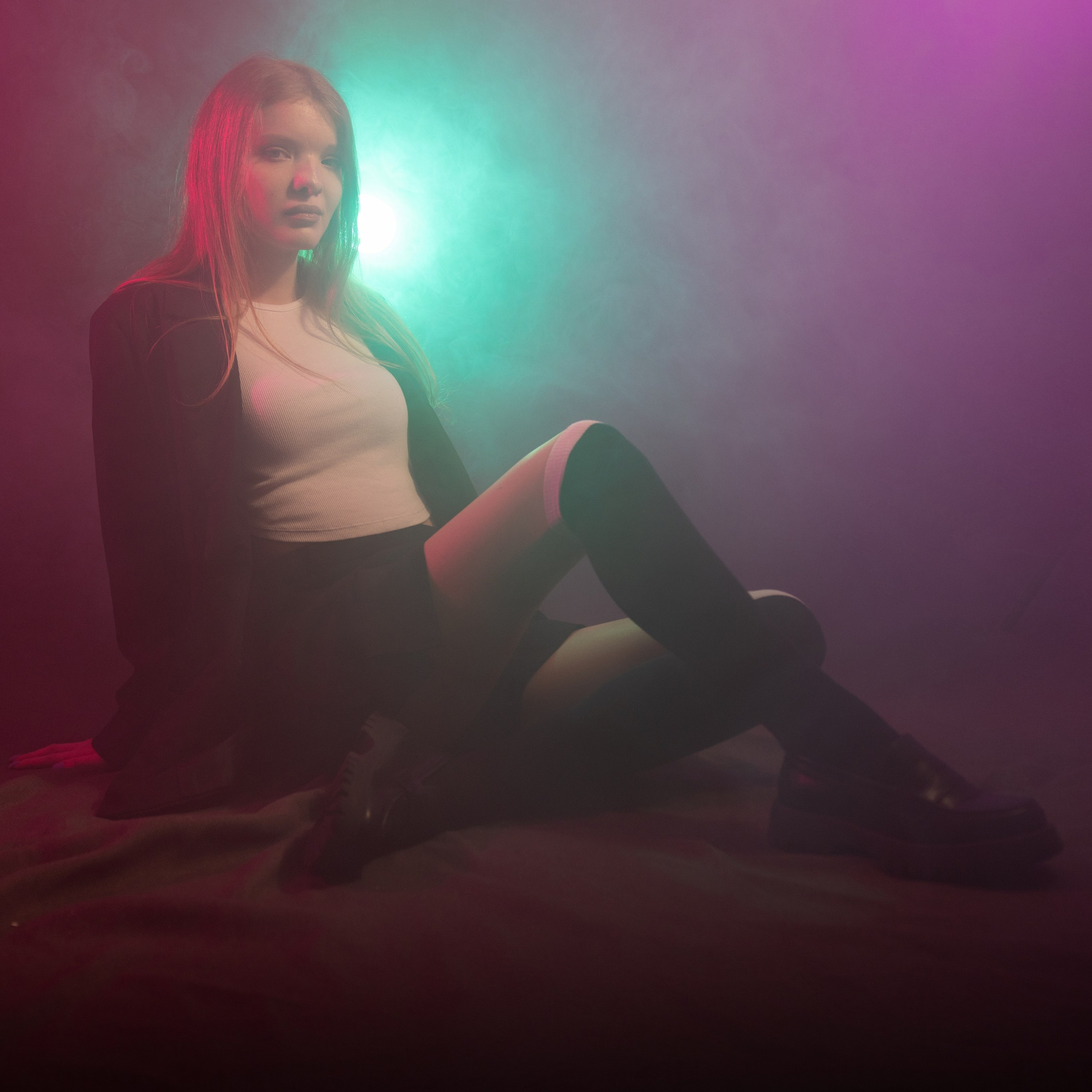 Портрет в дыму. Фотограф Николай Т