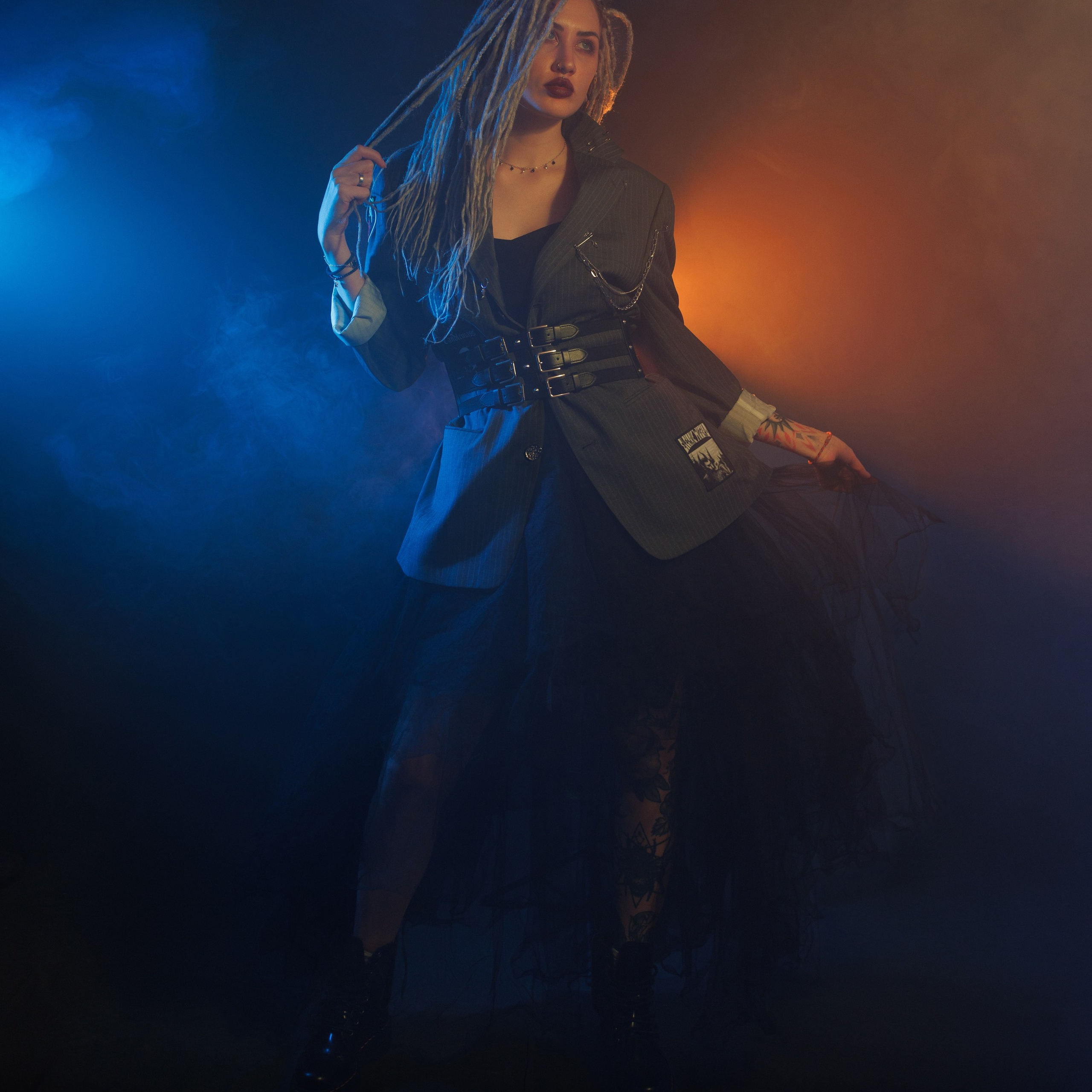 Портрет в дыму. Фотограф Николай Т