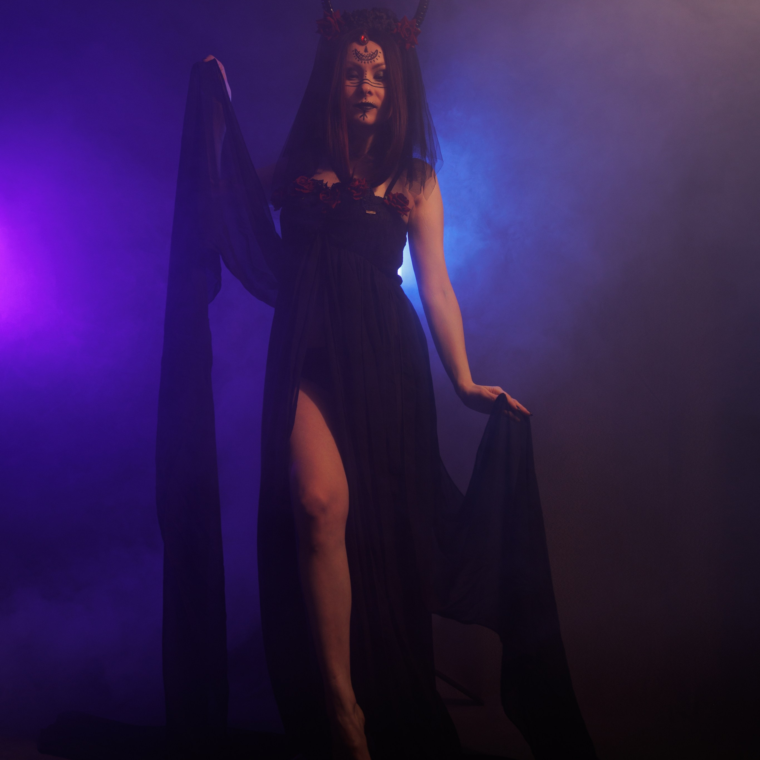 Портрет в дыму. Фотограф Николай Т