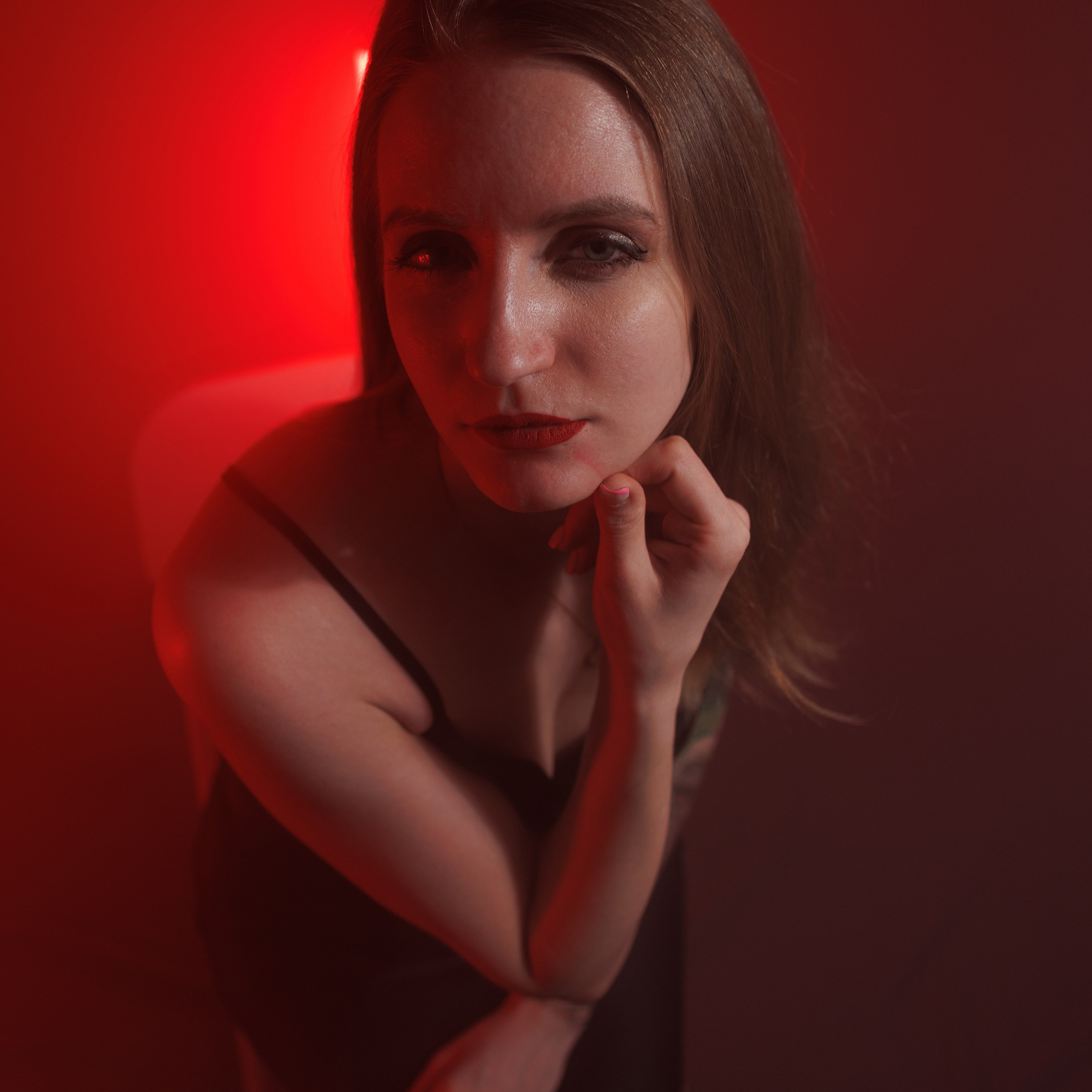 Портрет в дыму. Фотограф Николай Т