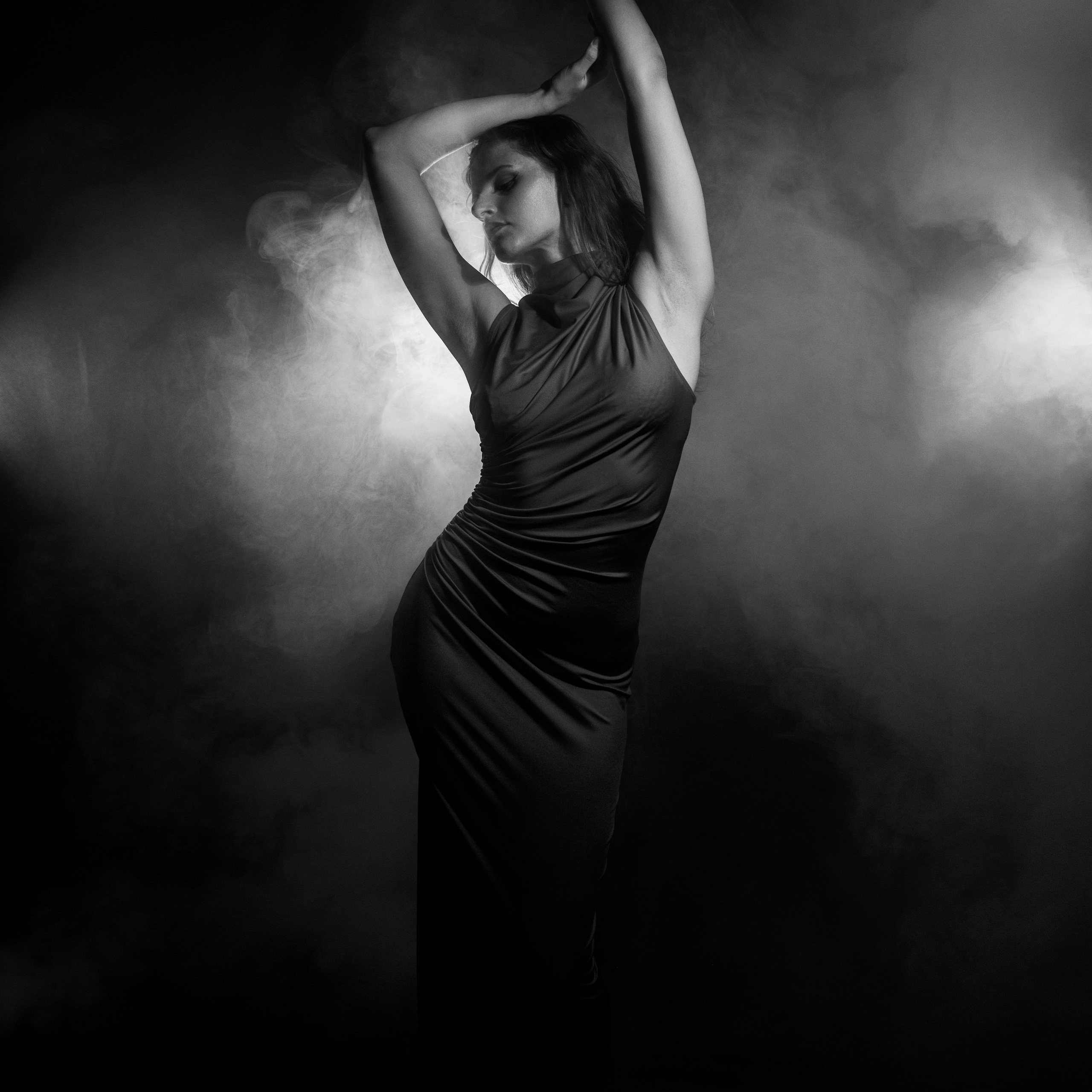 Портрет в дыму. Фотограф Николай Т