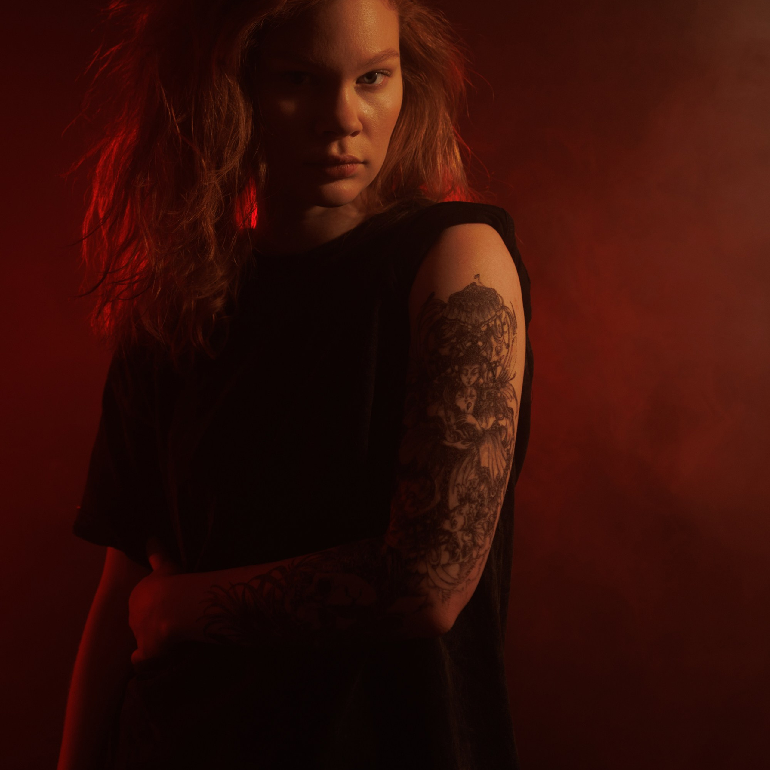 Портрет в дыму. Фотограф Николай Т