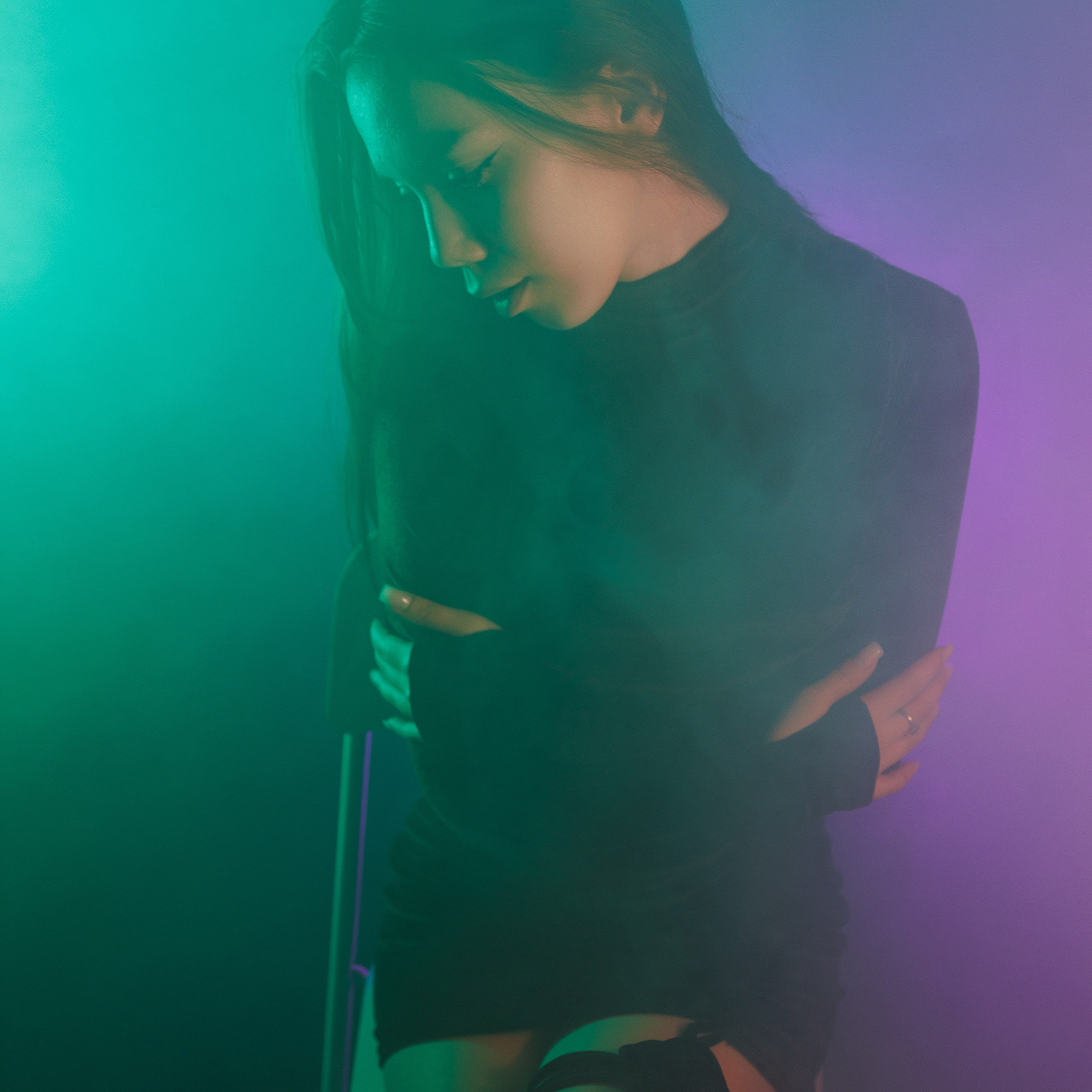 Портрет в дыму. Фотограф Николай Т