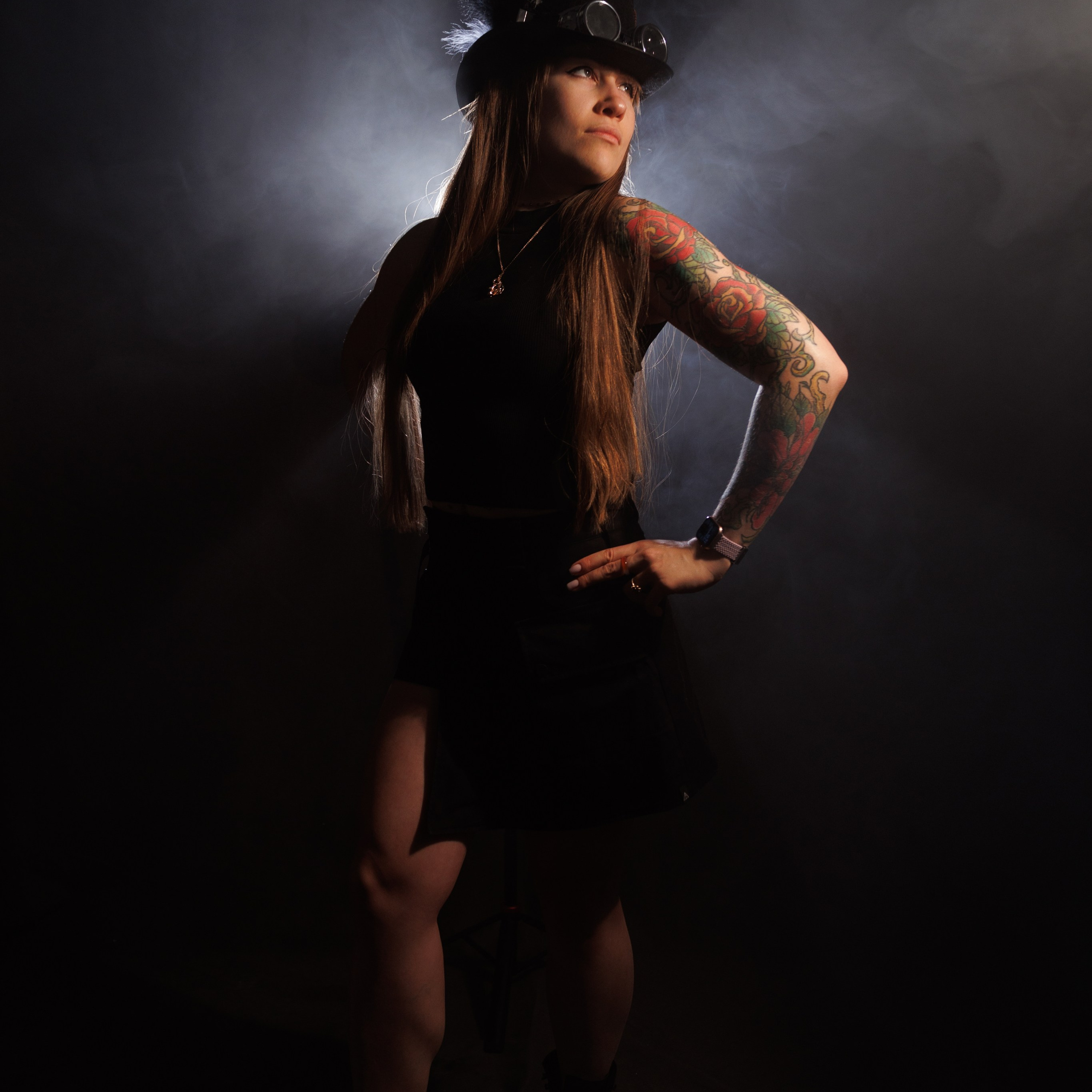 Портрет в дыму. Фотограф Николай Т