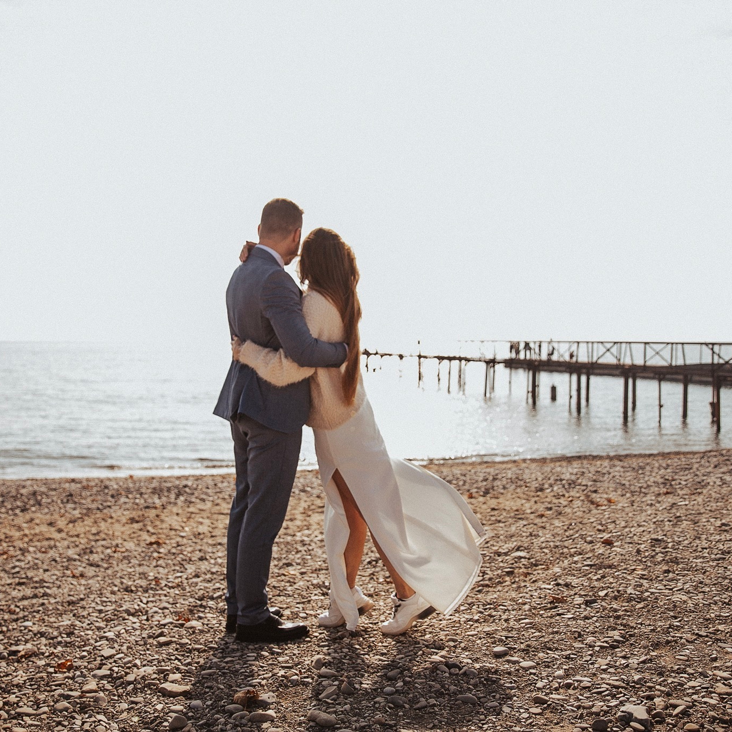 Полина. Валера.Море