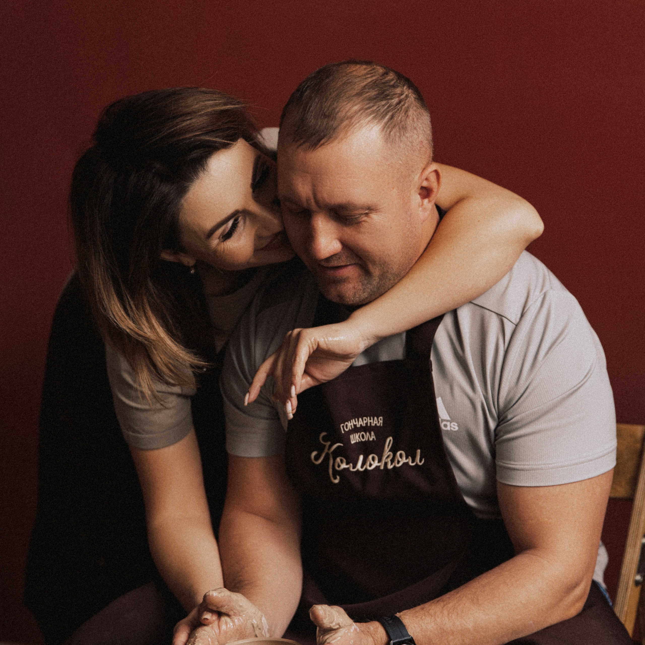 Настя и Рома. Свидание в гончарной мастерской.