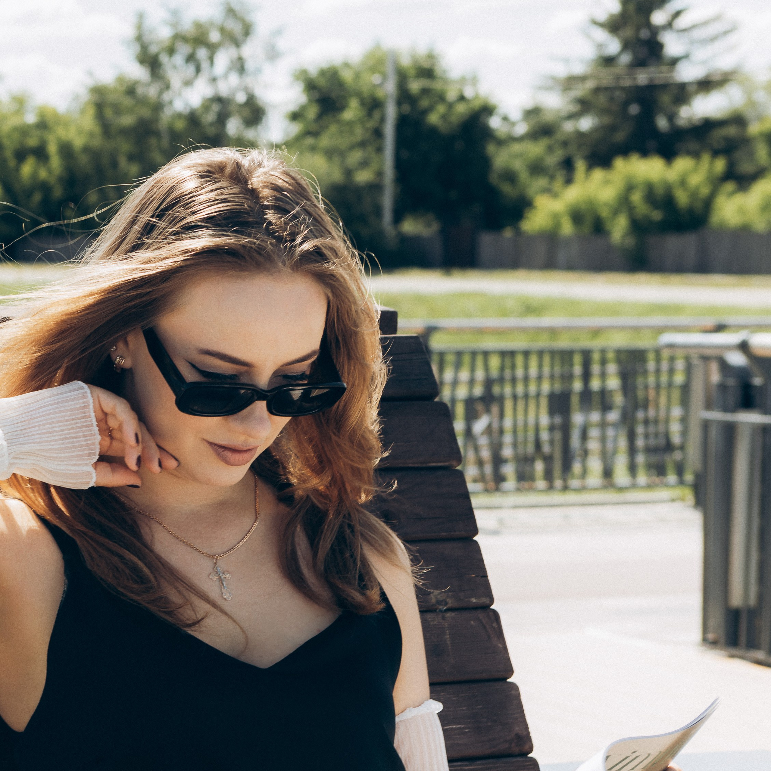 Прогулка в городе в солнечный день. Фотограф в Тюмени Вера Ильинова