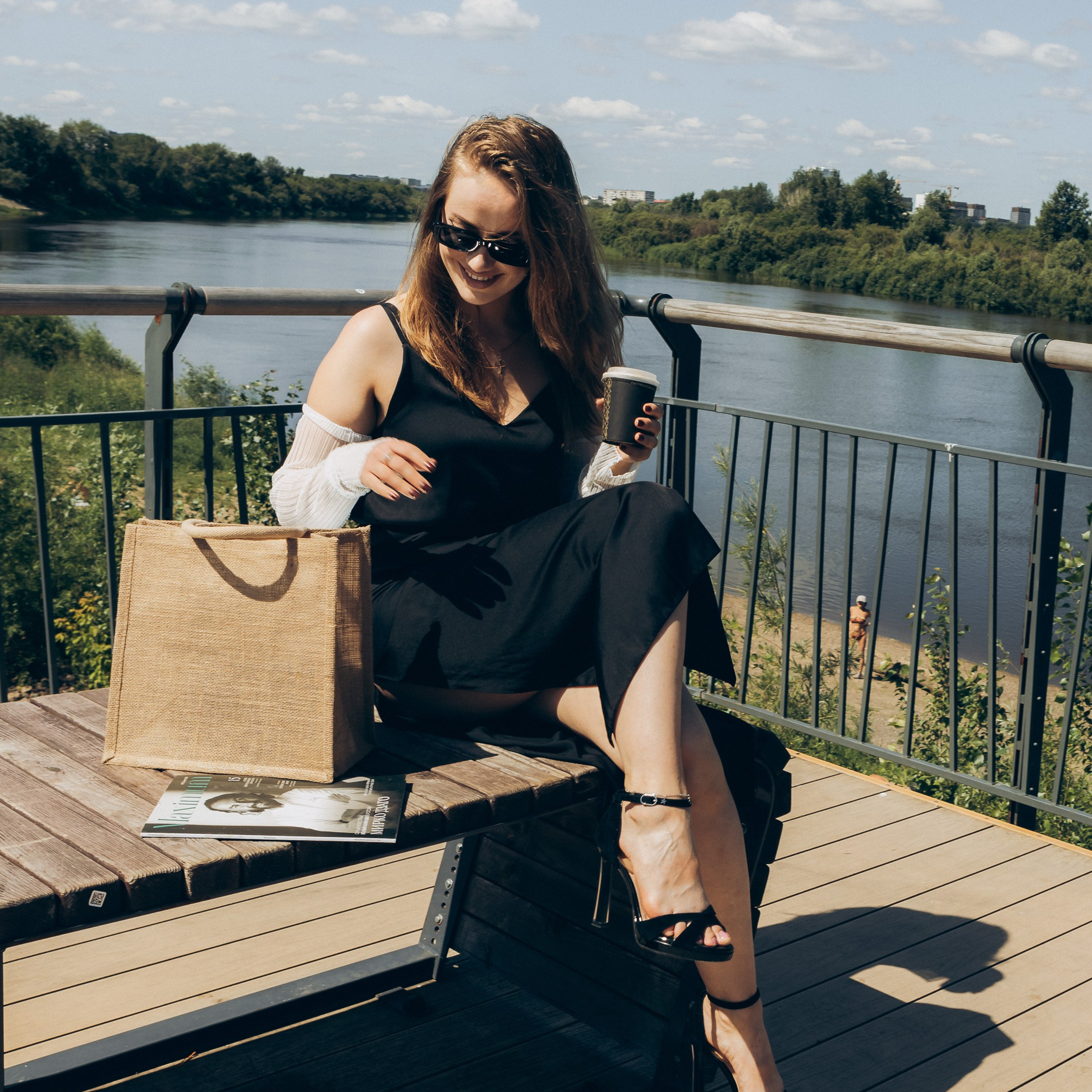 Прогулка в городе в солнечный день. Фотограф в Тюмени Вера Ильинова