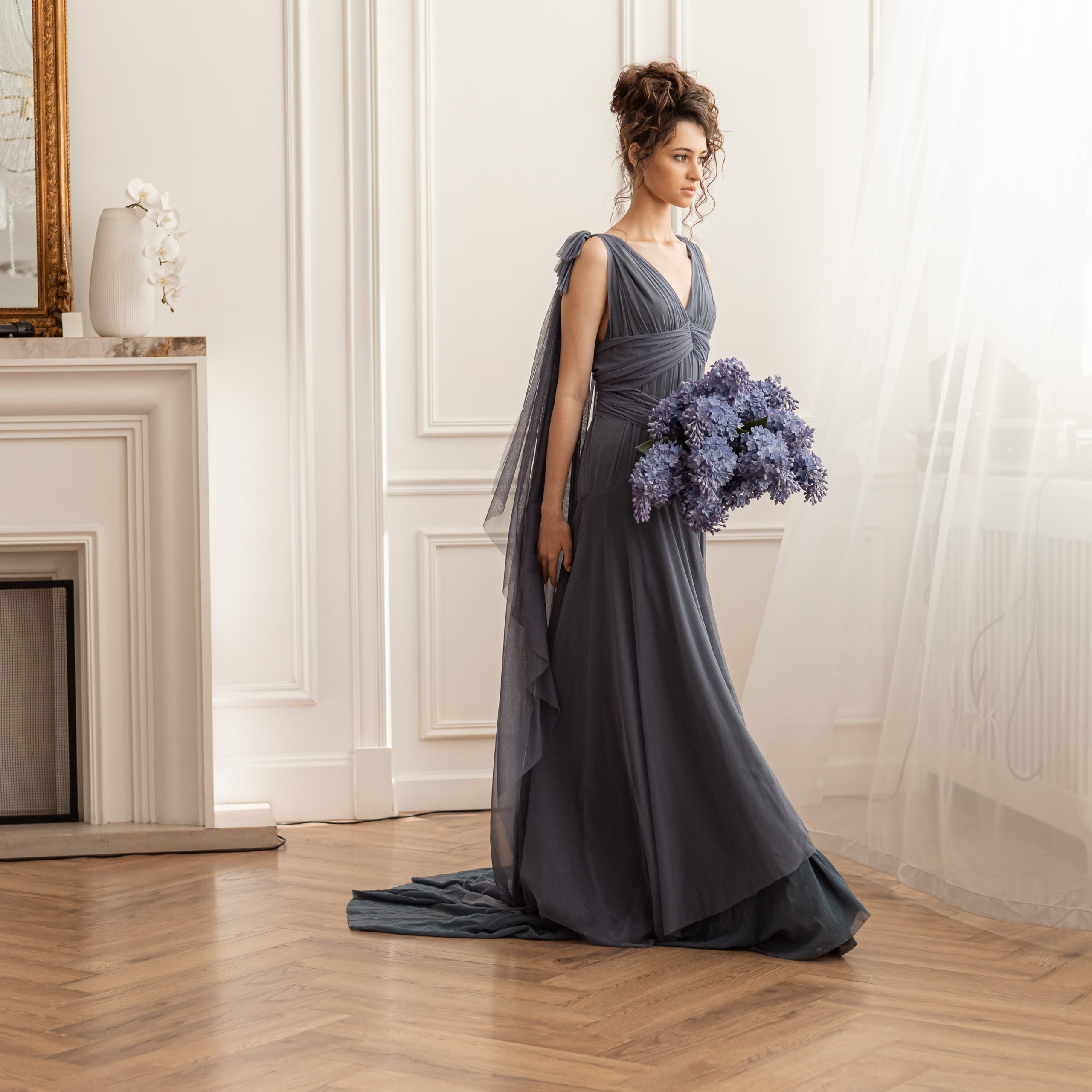 Девушка с сиренью. Фотограф в Тюмени Вера Ильинова