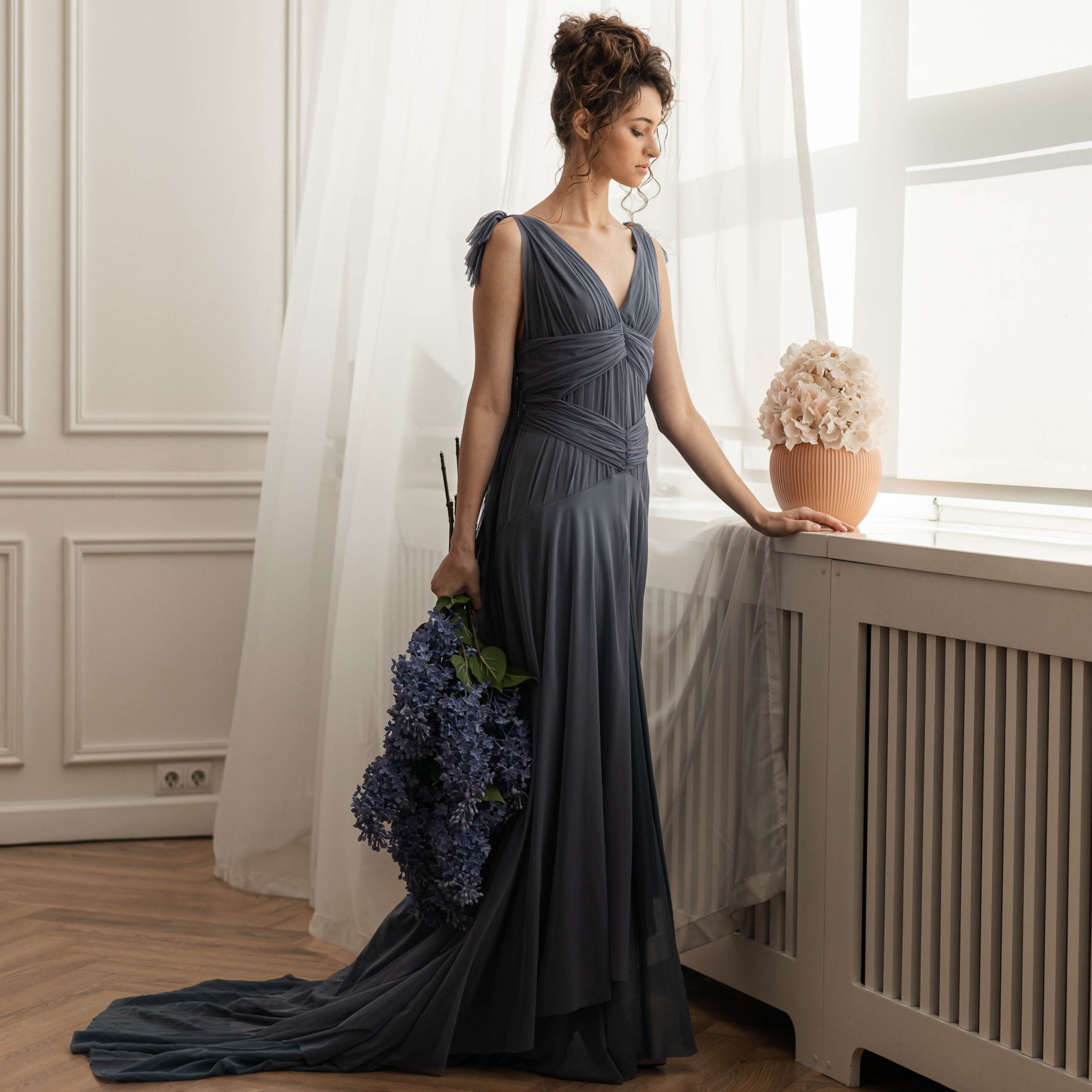 Девушка с сиренью. Фотограф в Тюмени Вера Ильинова