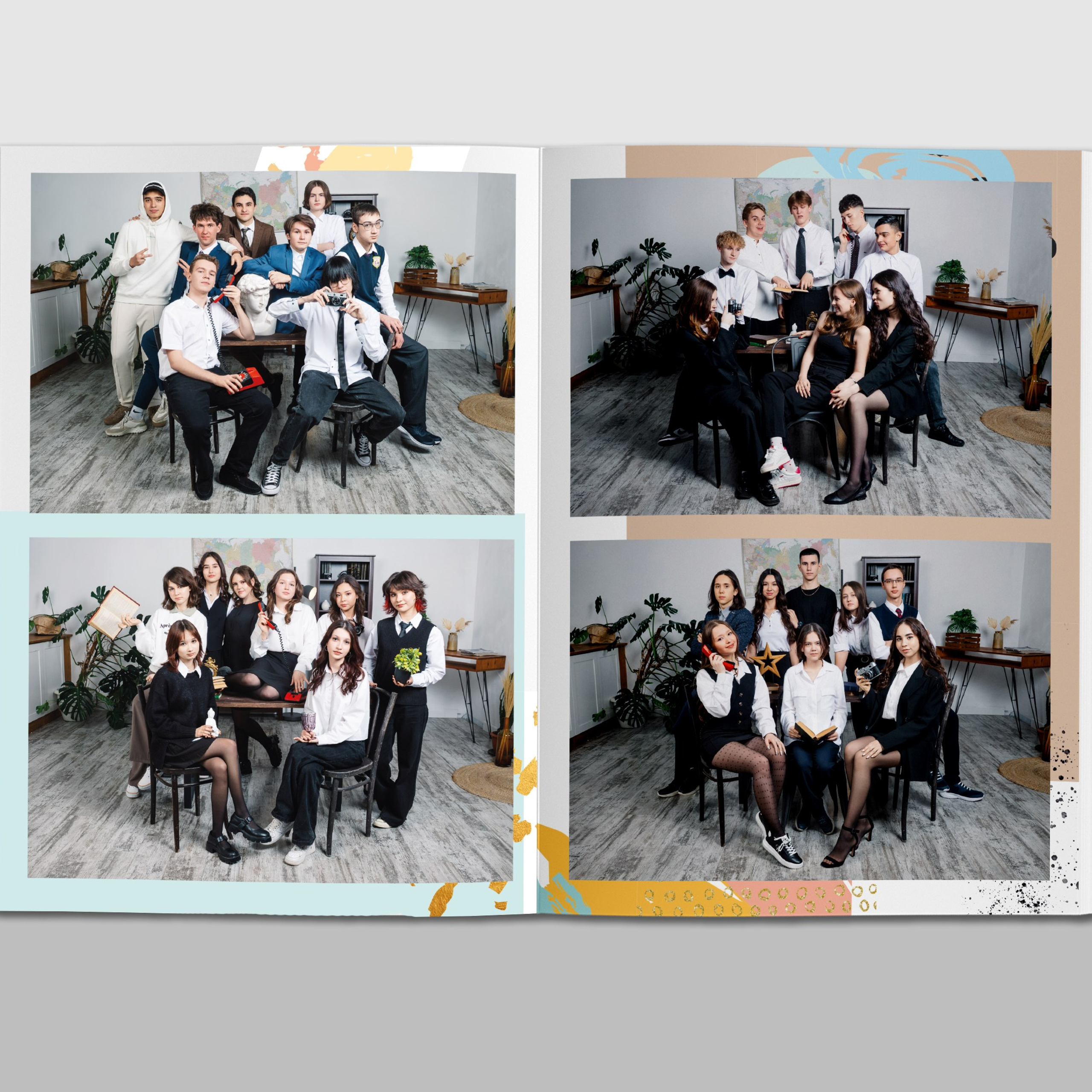 2700 руб. 5 разворотов «ПИПЛ». Выпускные альбомы «Окейкнига»