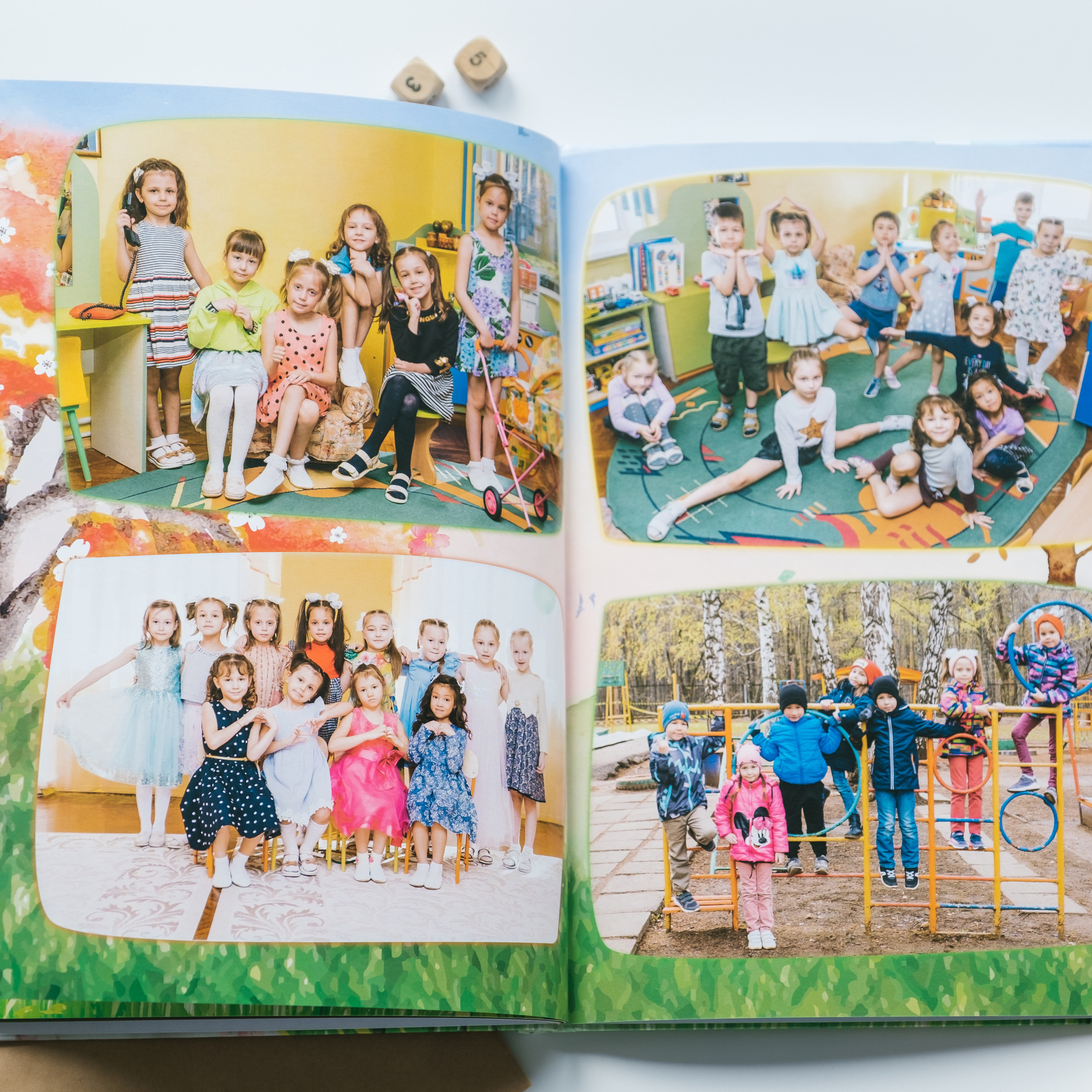 С личным разворотом «Акварельные мечты». Выпускные альбомы «Окейкнига»