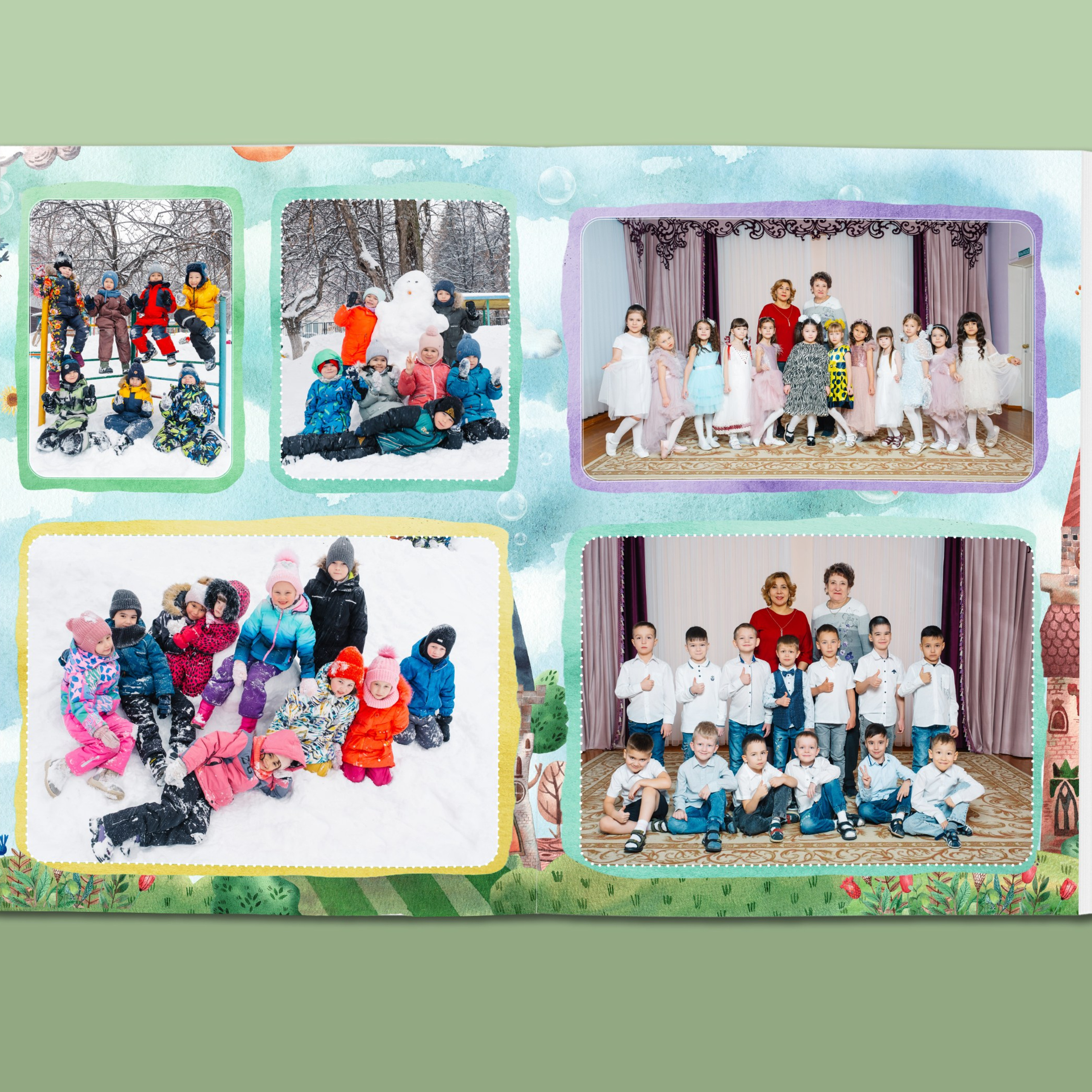 2500 руб. 3 разворота с личным «Однажды в сказке». Выпускные альбомы «Окейкнига»