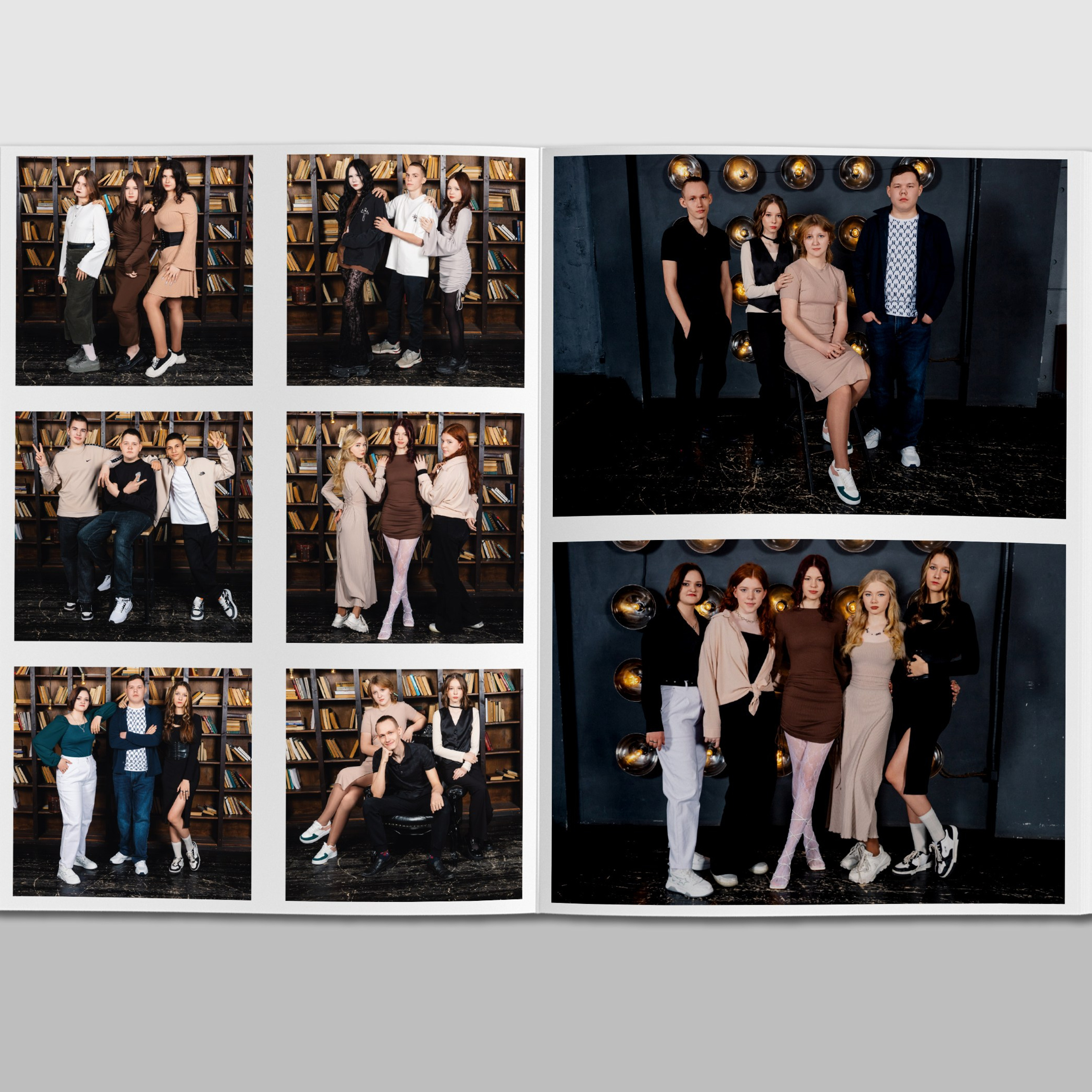 2500 руб. 3 разворота с индивидуальным «Белый». Выпускные альбомы «Окейкнига»