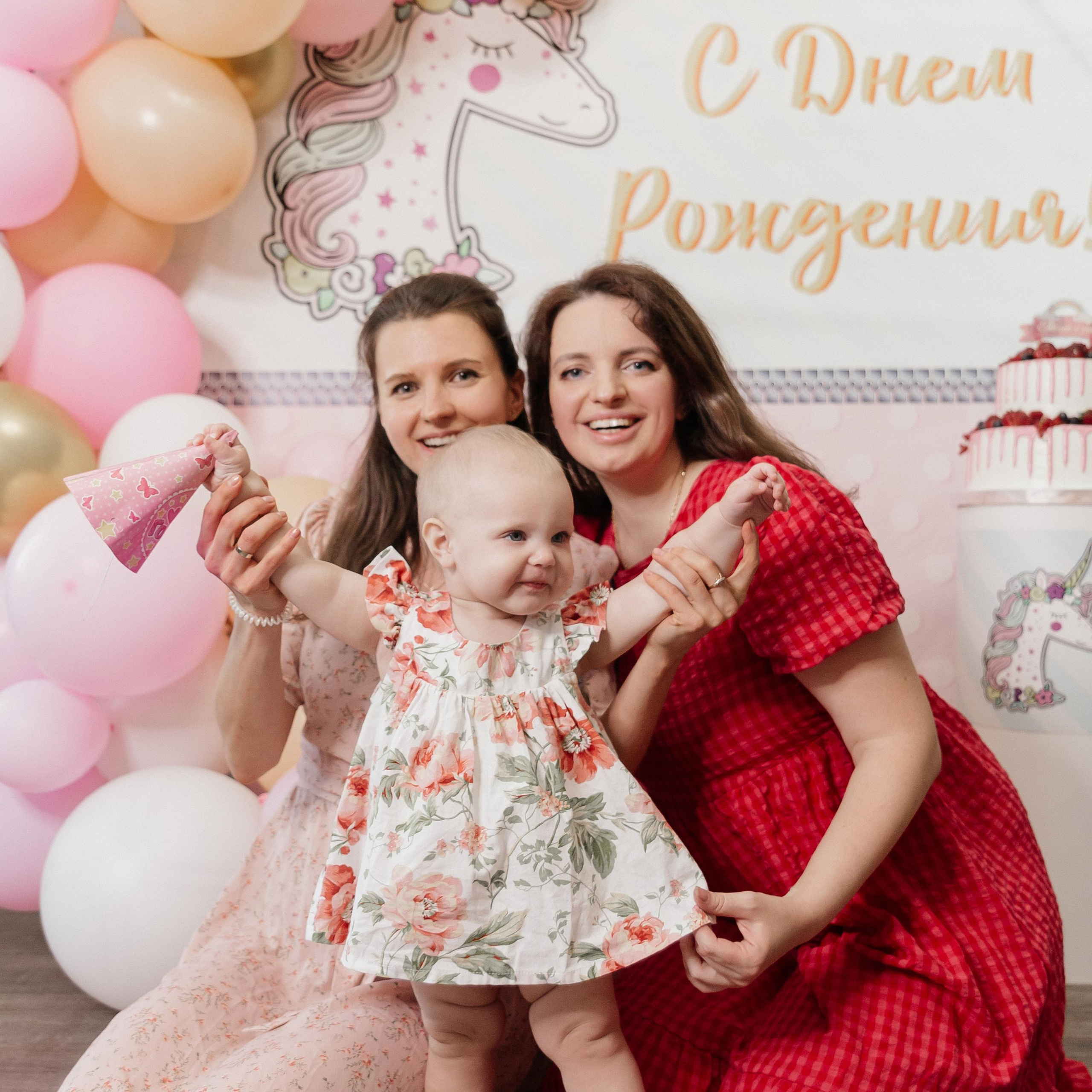 Полине годик. Фотограф Краснодар