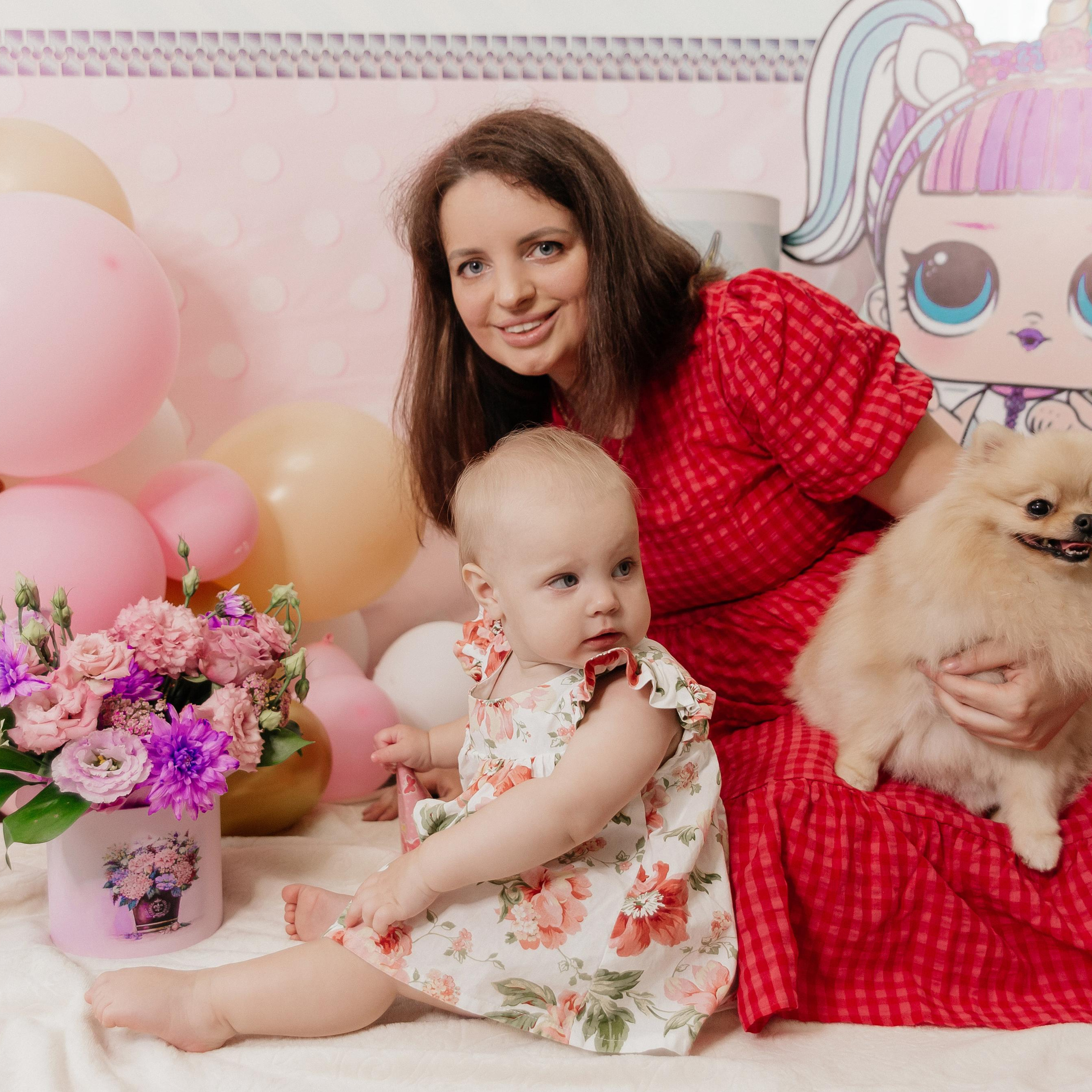 Полине годик. Фотограф Краснодар