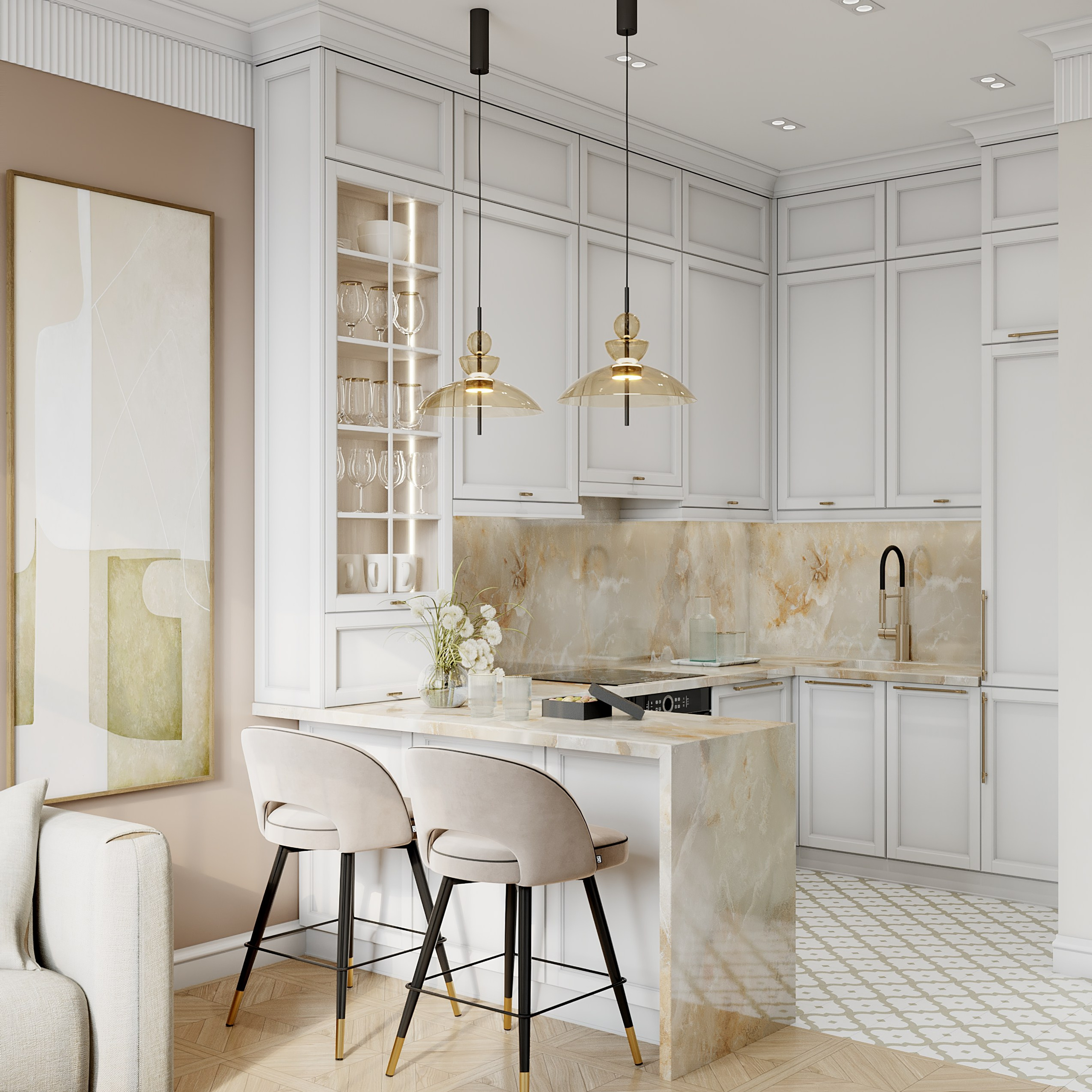 «Современная классика света и воздуха» ЖК «Фестиваль Парк», Москва