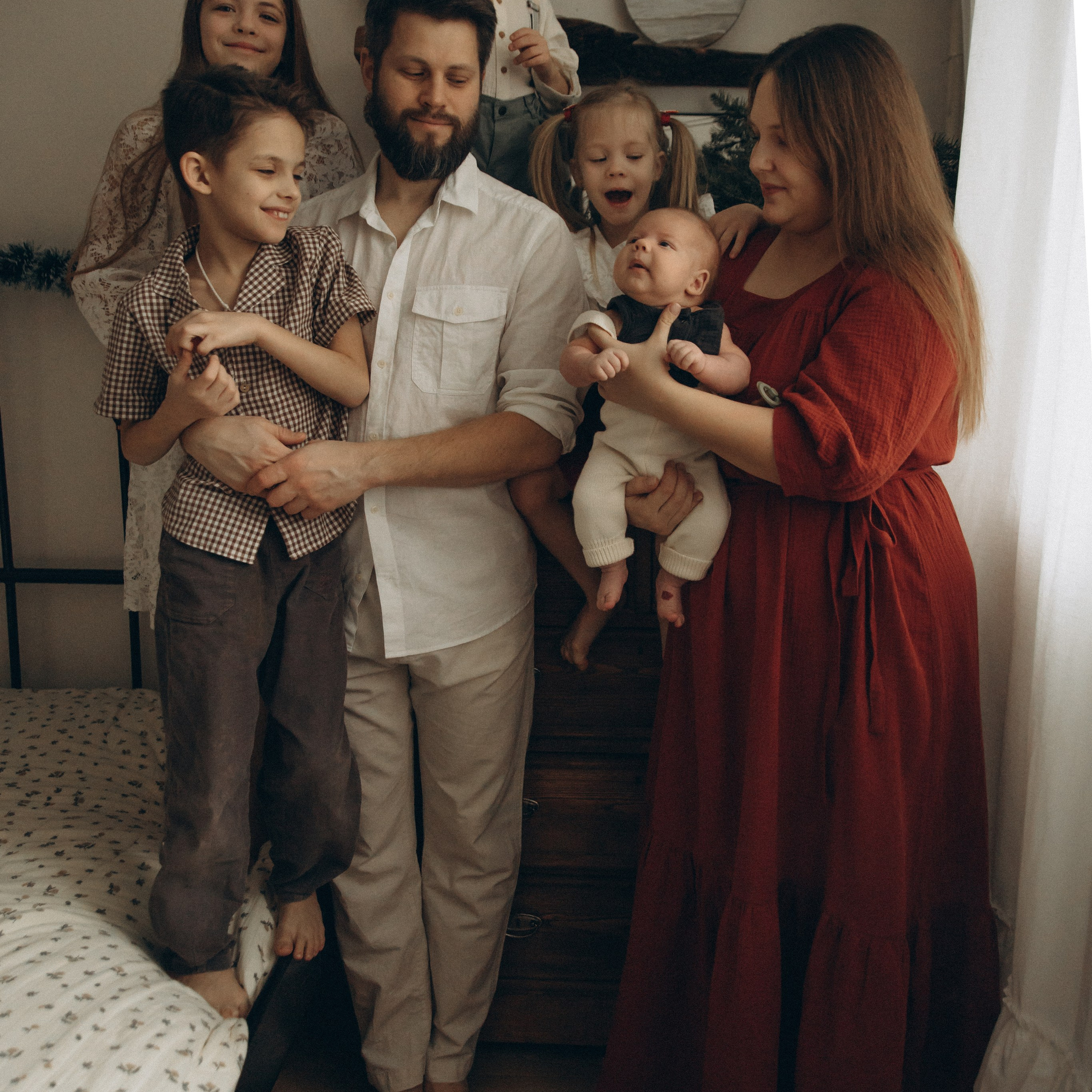 фотосессия большой семьи