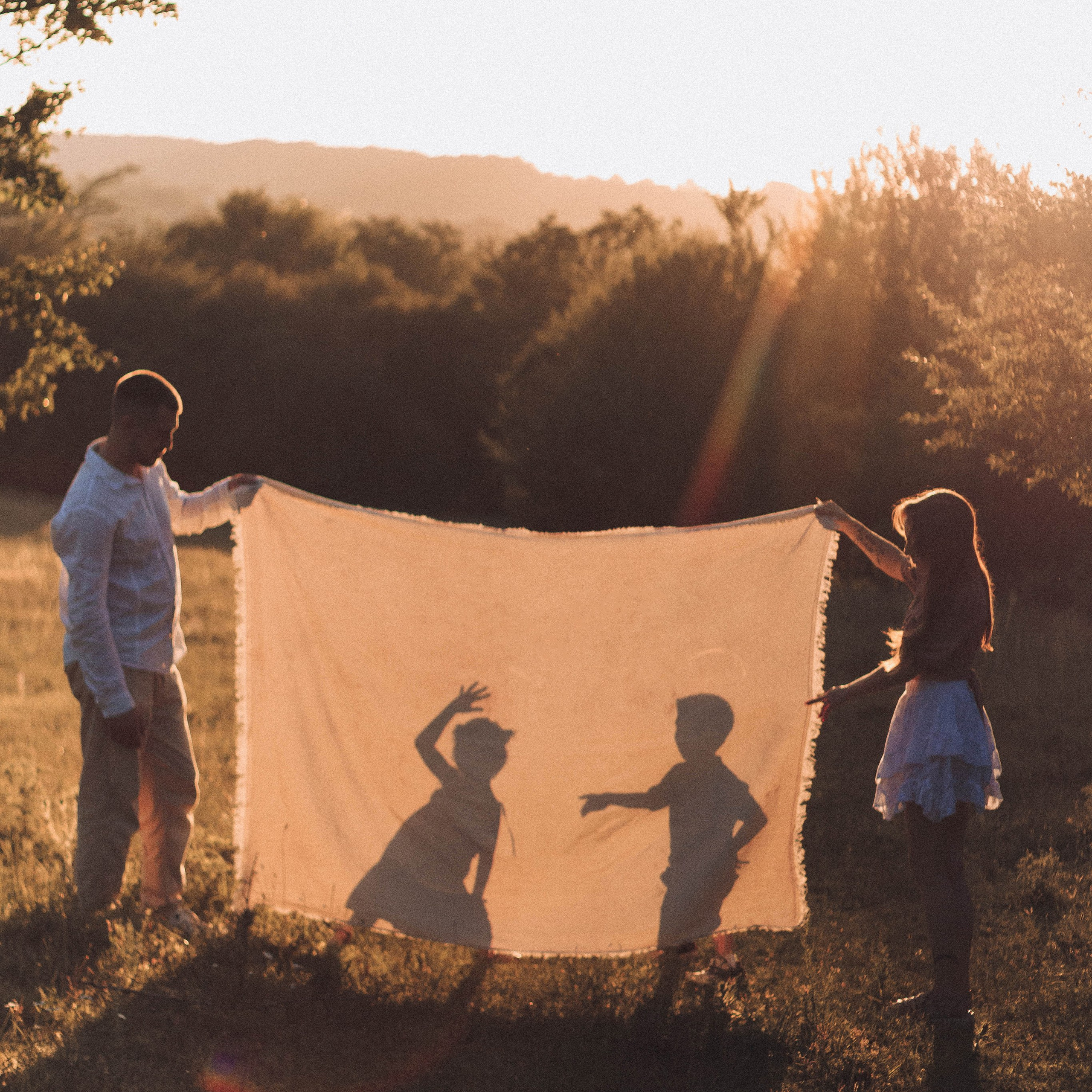 На природе