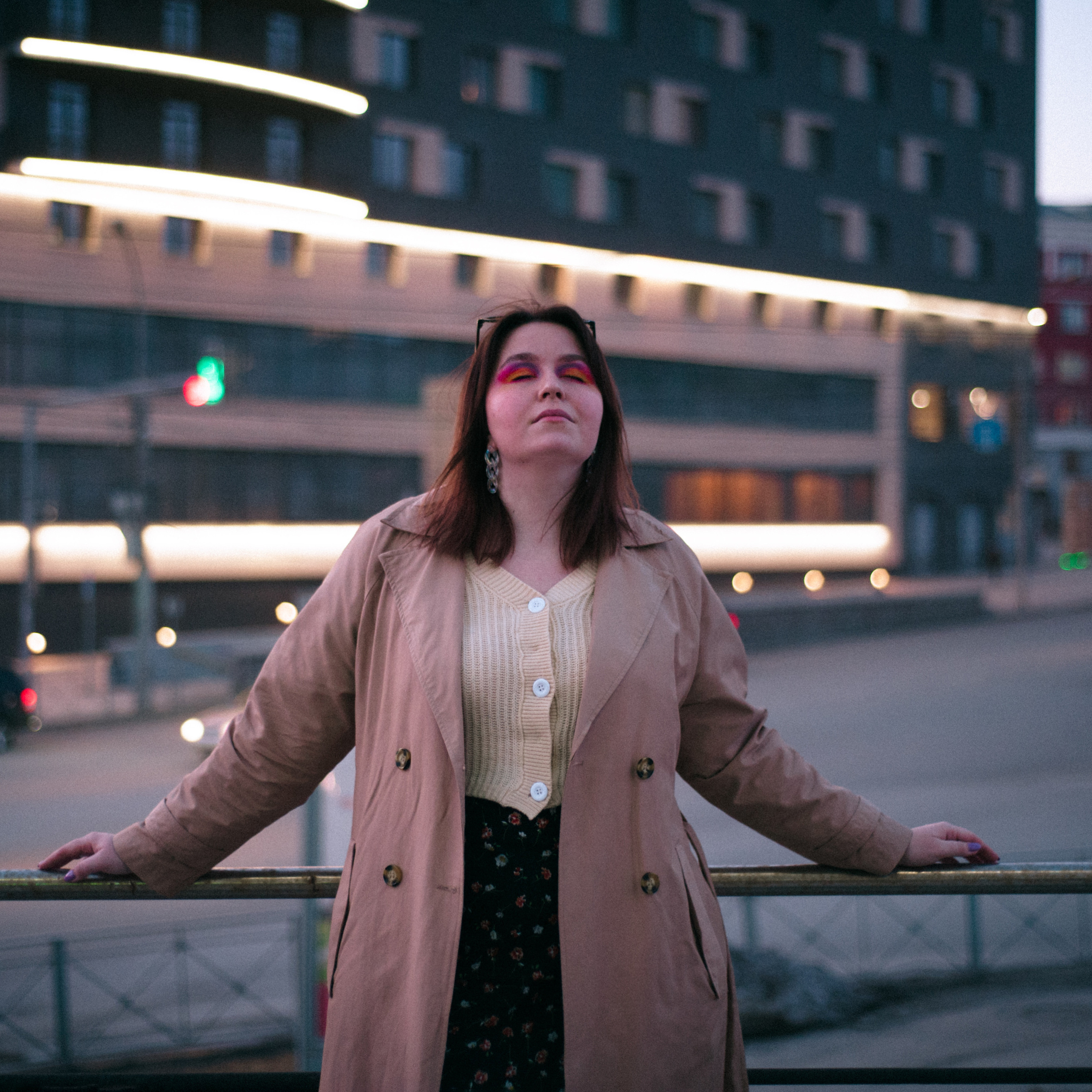 Настя, вечерняя прогулочная съёмка