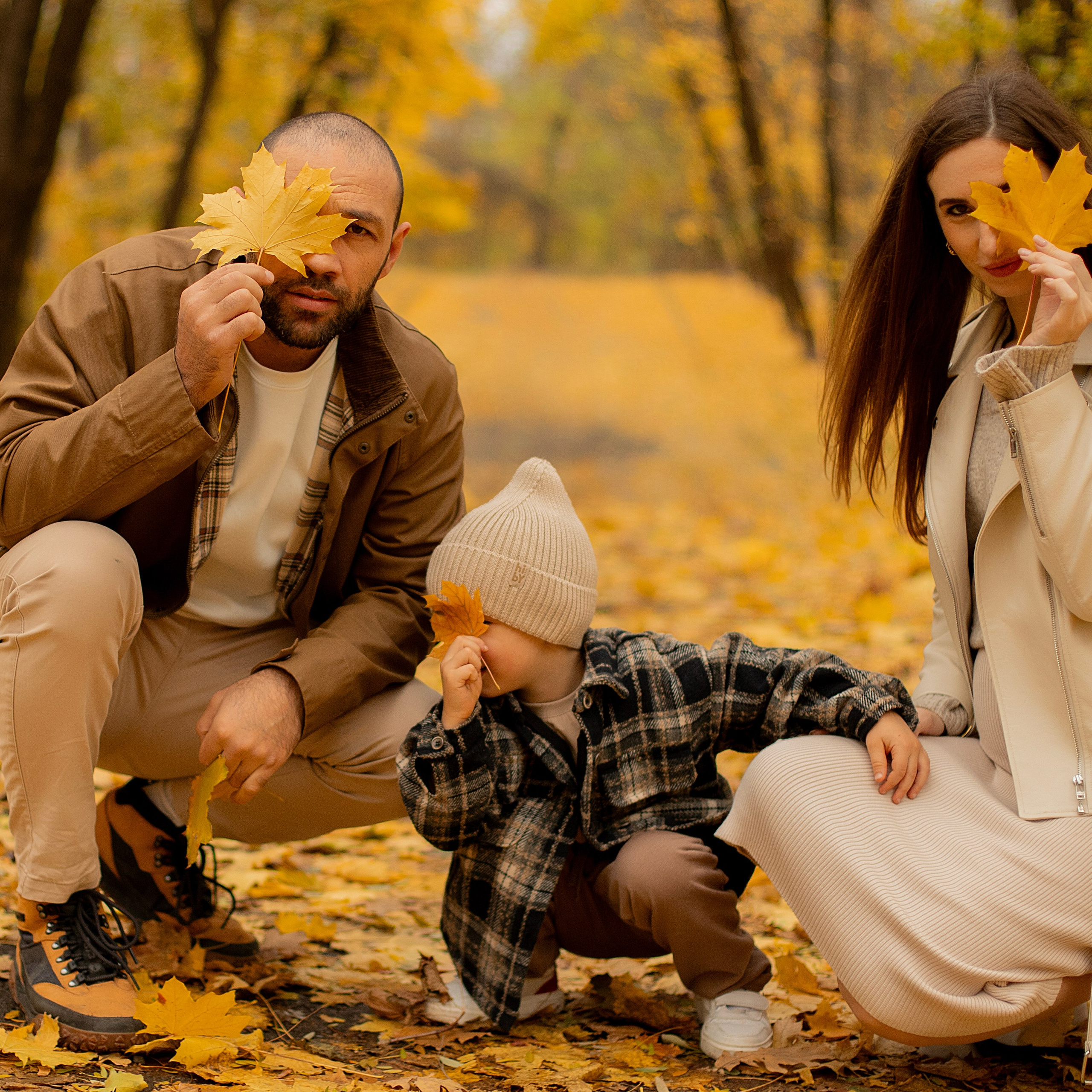 Семейная осенняя фотосессия