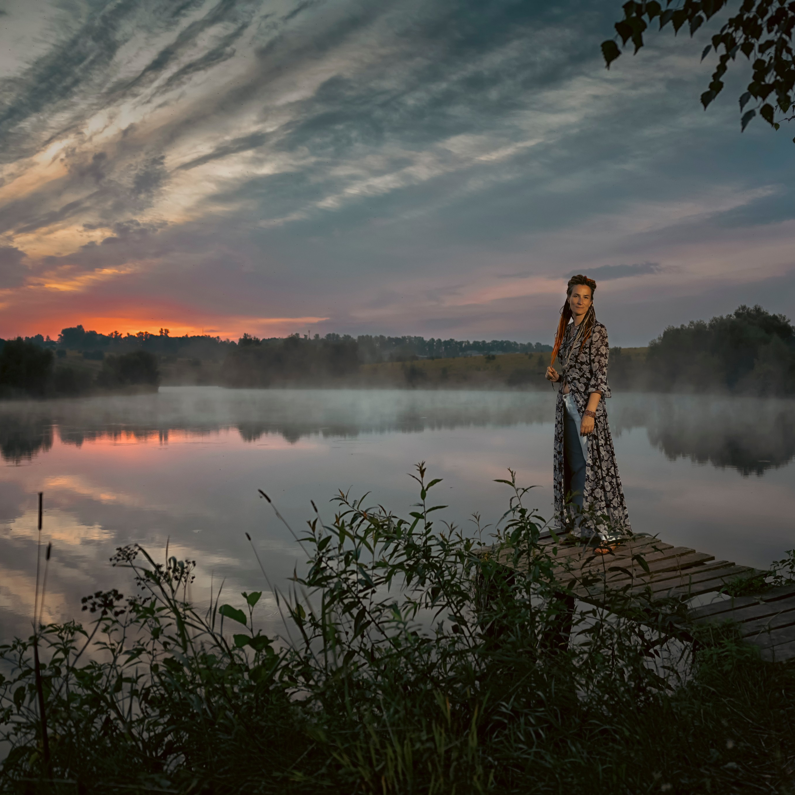 Фотосессия Татьяны на природе, у озера.