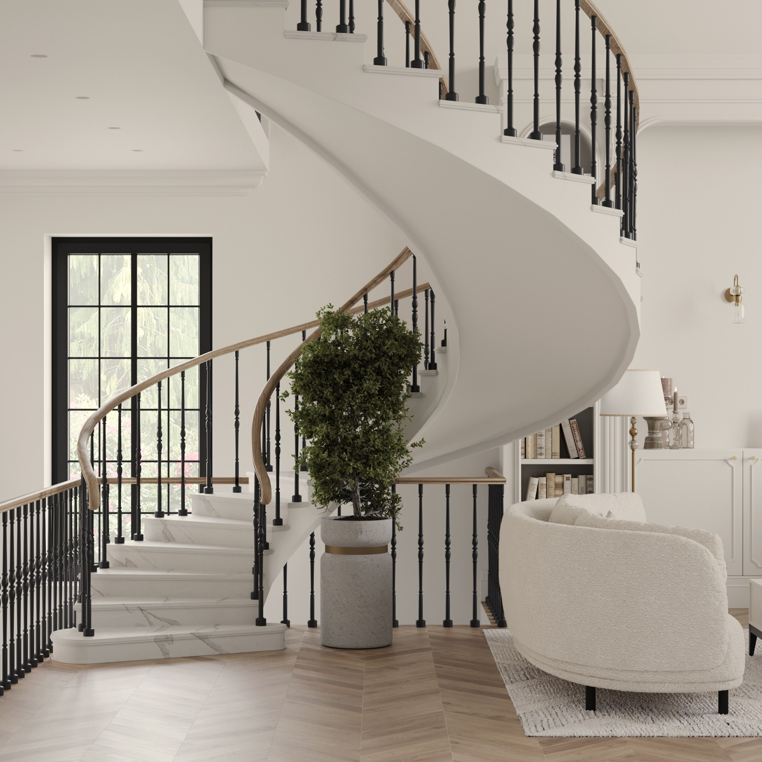 Дом 320 м² в Парижском стиле для семьи