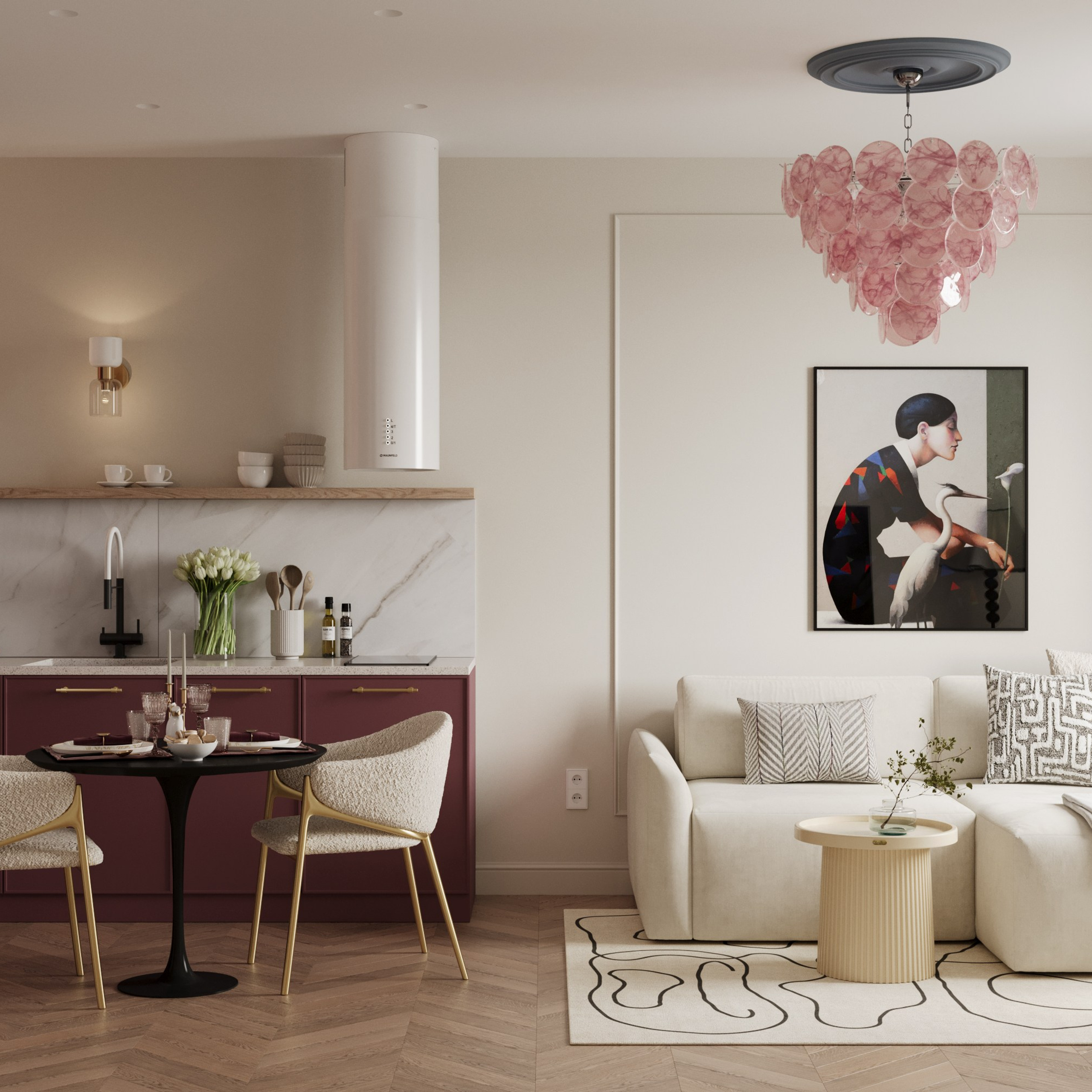 Красивая однушка 37 м² под сдачу в аренду