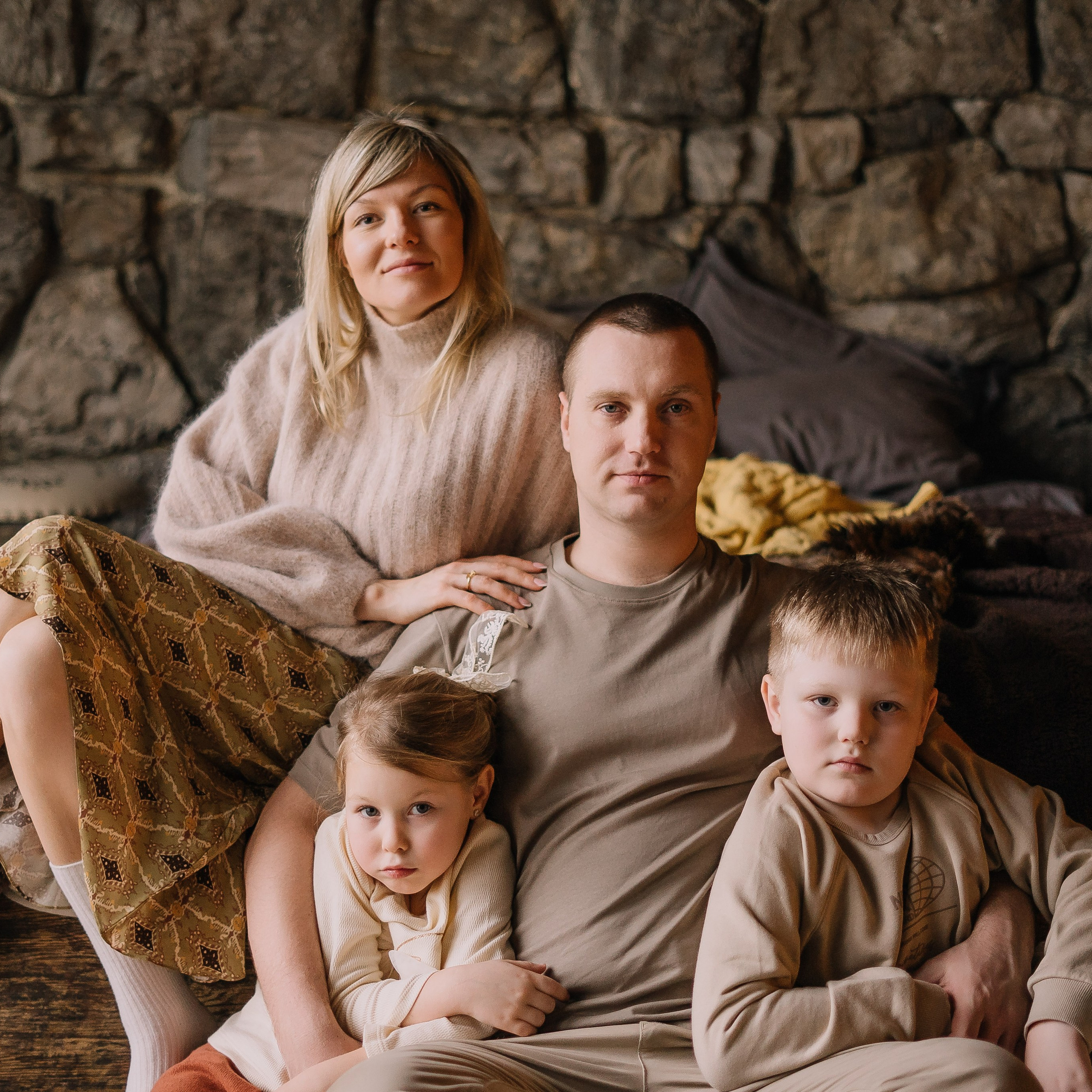 Роман, Александра, Миша и Марина