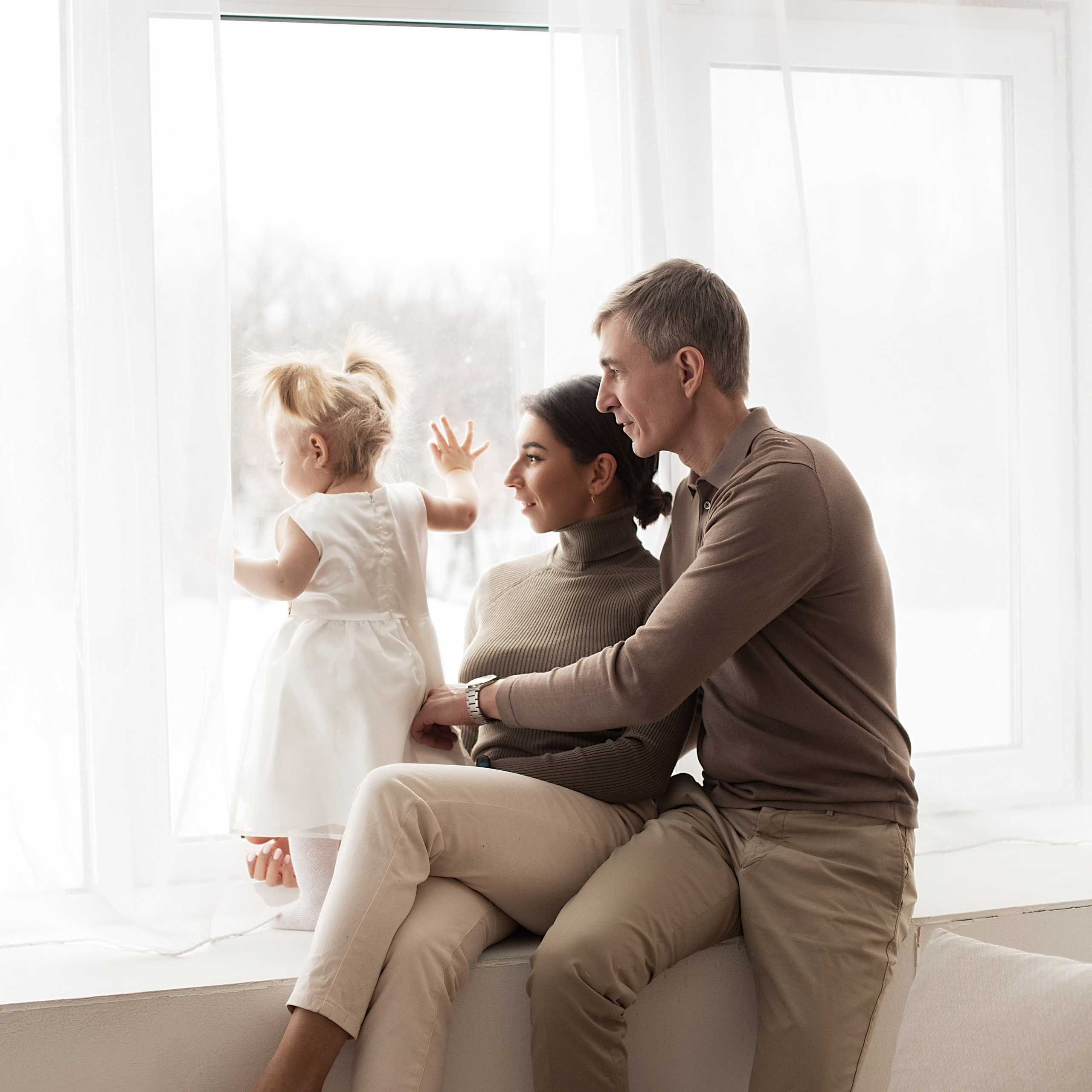 Дарья, Сергей и&nbsp;Оливия