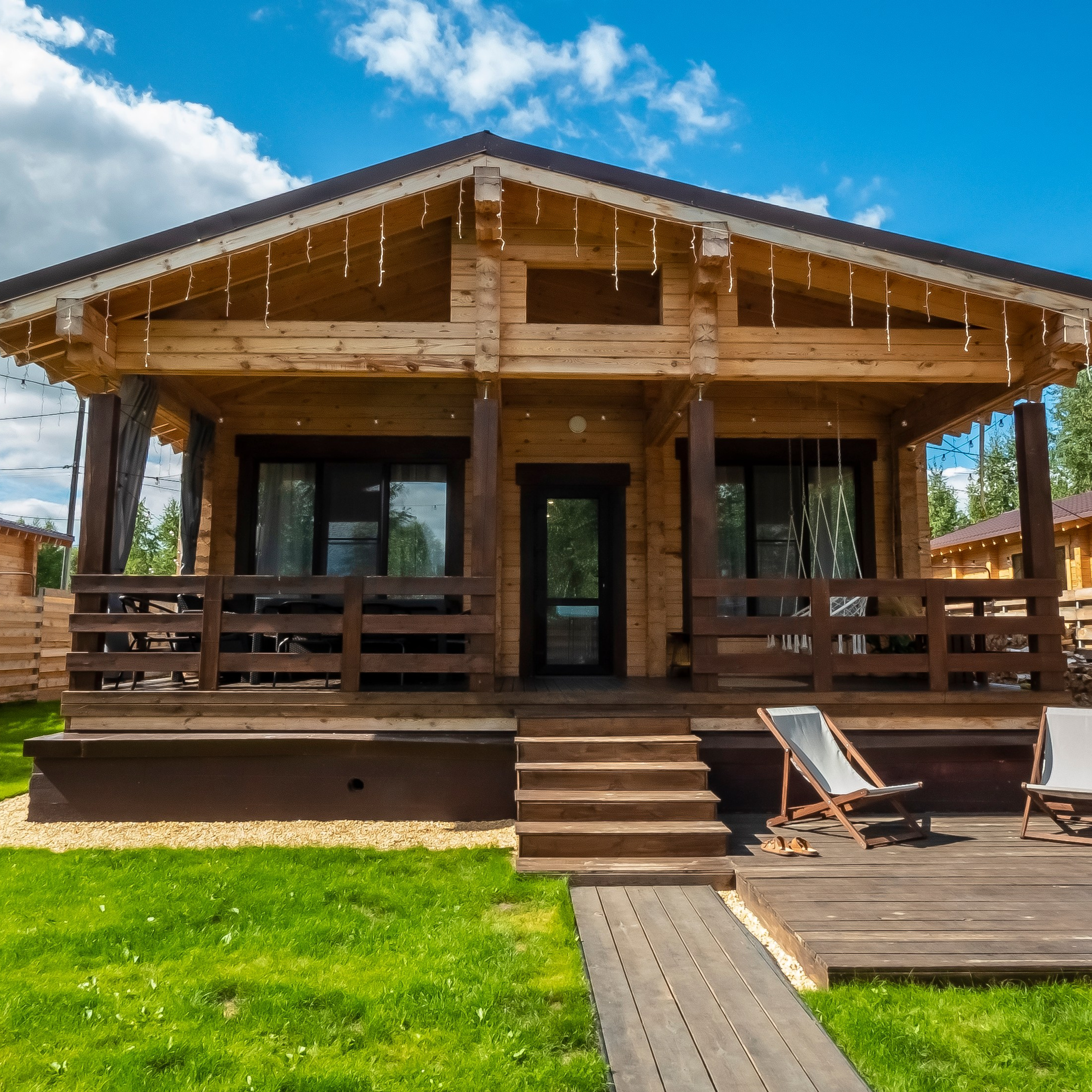 Строительство деревянного дома. Уральский завод Профилированного бруса в Челябинске