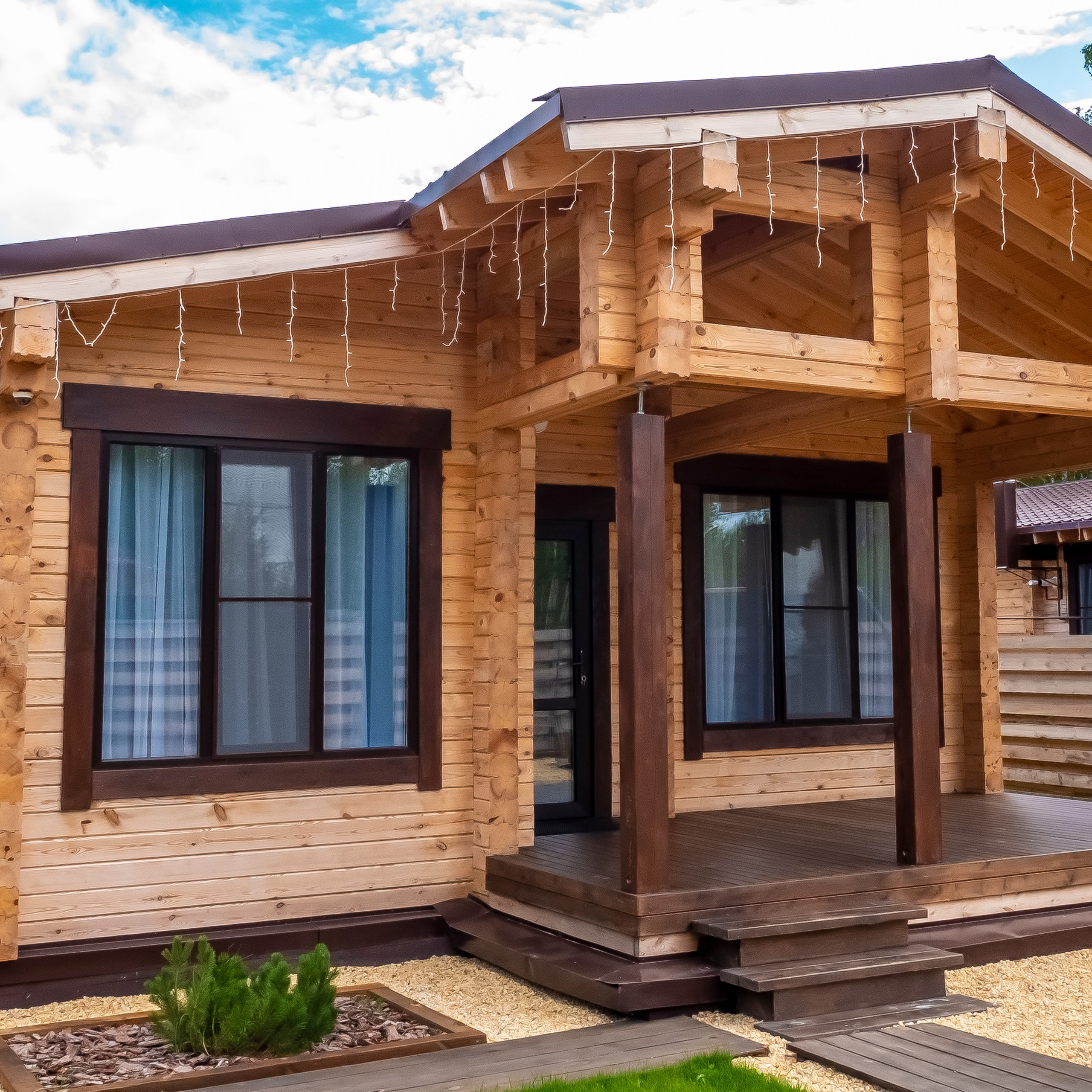 Строительство деревянного дома. Уральский завод Профилированного бруса в Челябинске