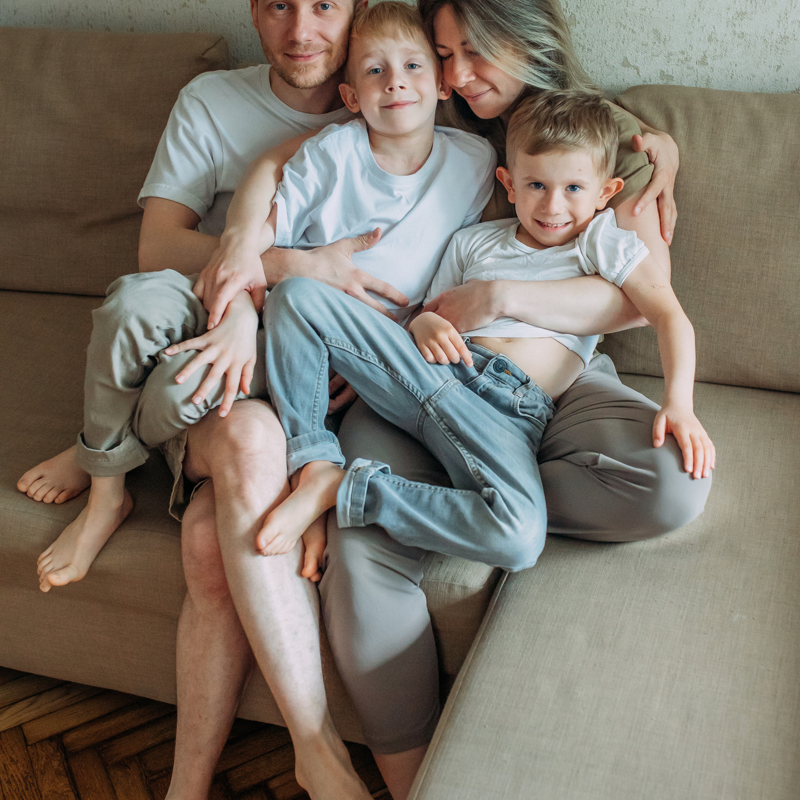 Катя, Дима, Даня и Саша