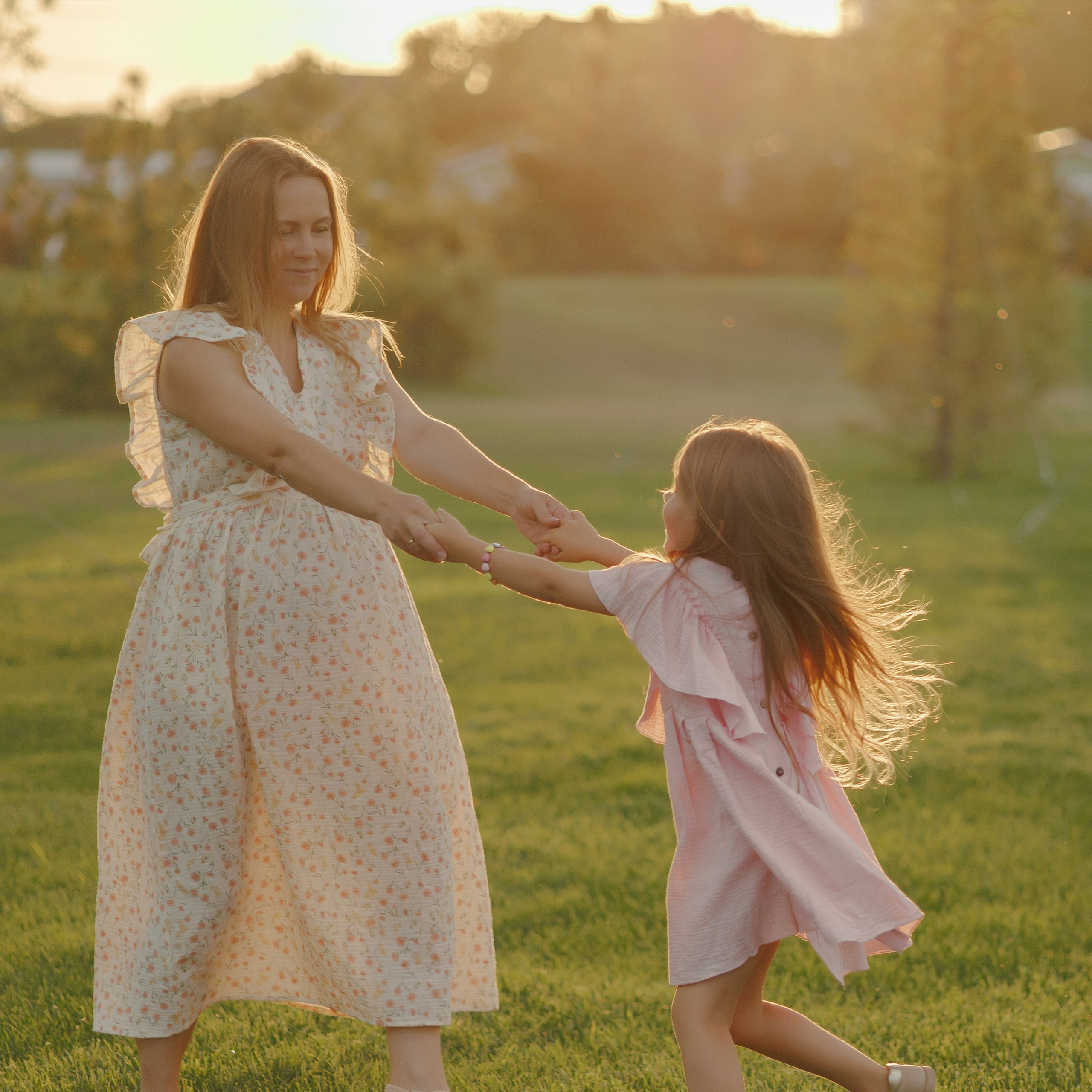 Семейная прогулка в парке Молодежный.