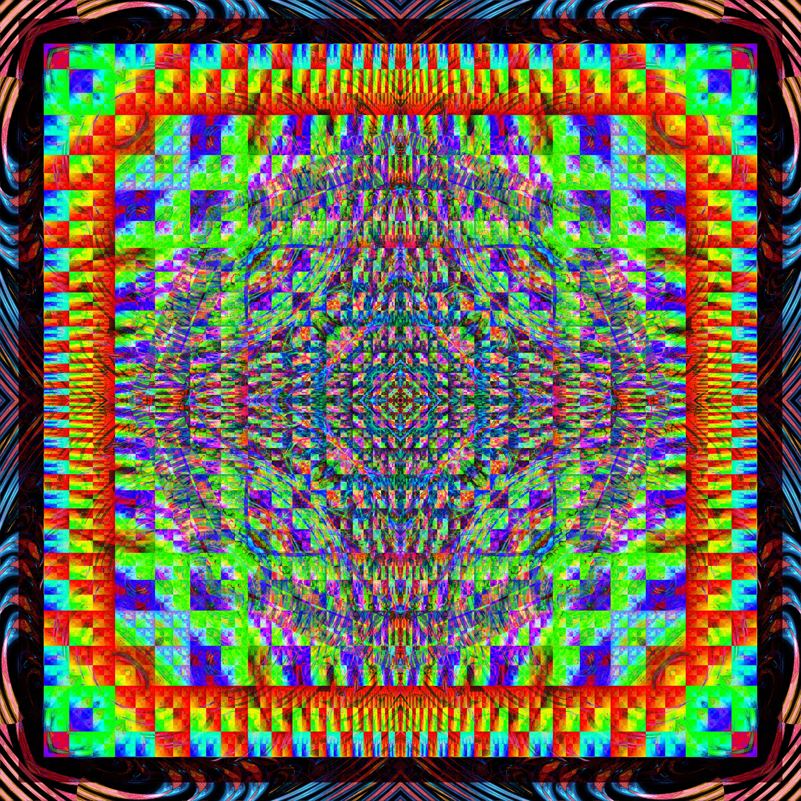 Abstractionism of a tube TV. Роман Ходырев — эзотериолог, художник, фотограф и музыкант. Санкт-Петербург, Рига