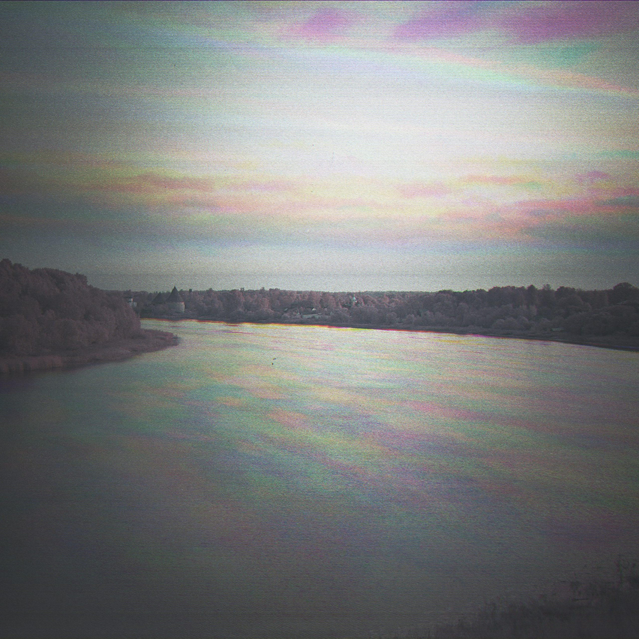 Хроно-течение Волхова, с кургана Вещего Олега