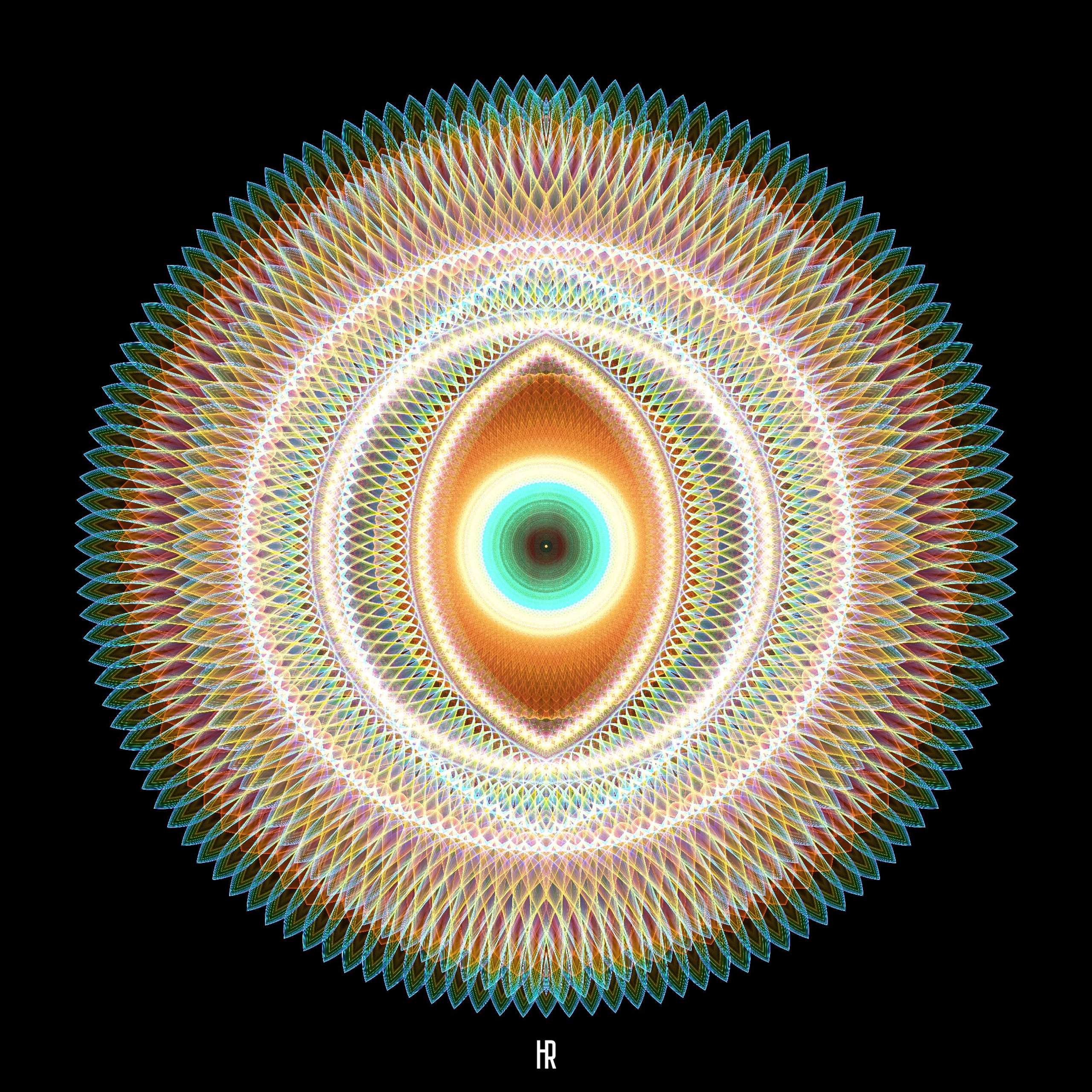 Изображение глаза, напоминающего экран телевизора, устремленного на зрителя из бесконечной черной пустоты, вызывает ассоциации с древними символами всевидящего ока и современными технологиями. Здесь глаз телевизора становится порталом восприятия, втягивающим зрителя в интроспективное путешествие.