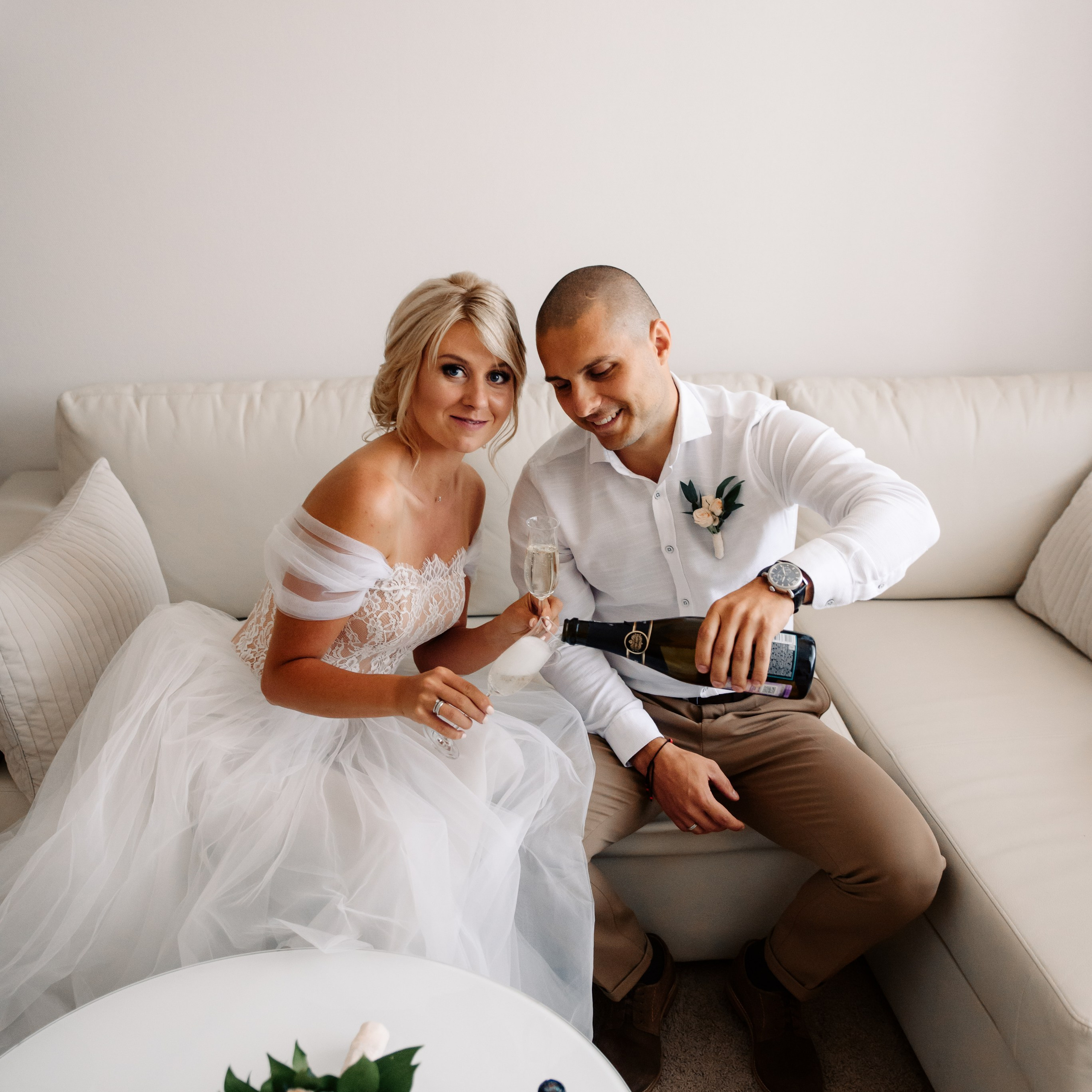 Свадебная фотосессия утро Свадебный фотограф Елена Мил 