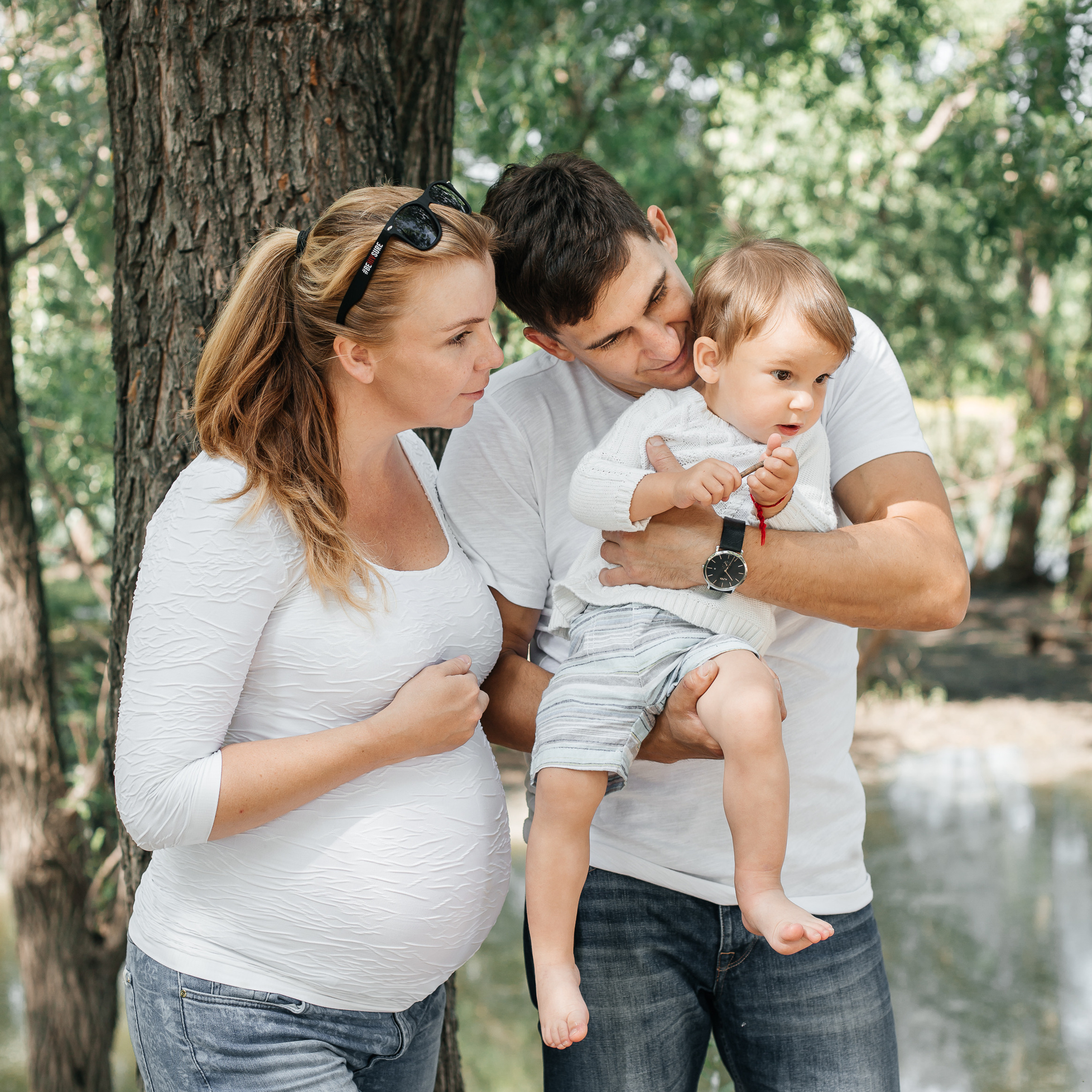 Алена, Сергей и Даня