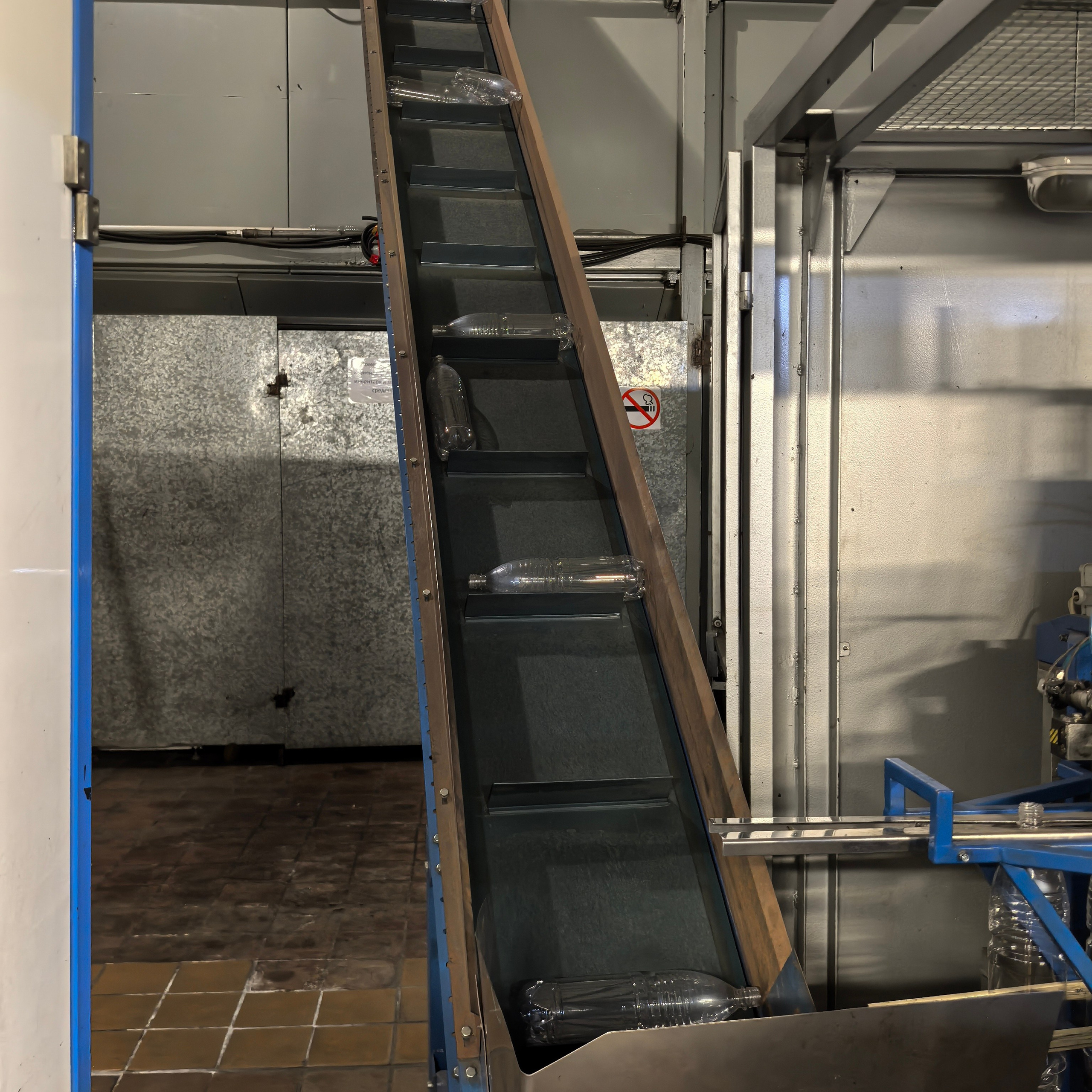 Конвейер ленточный наклонный