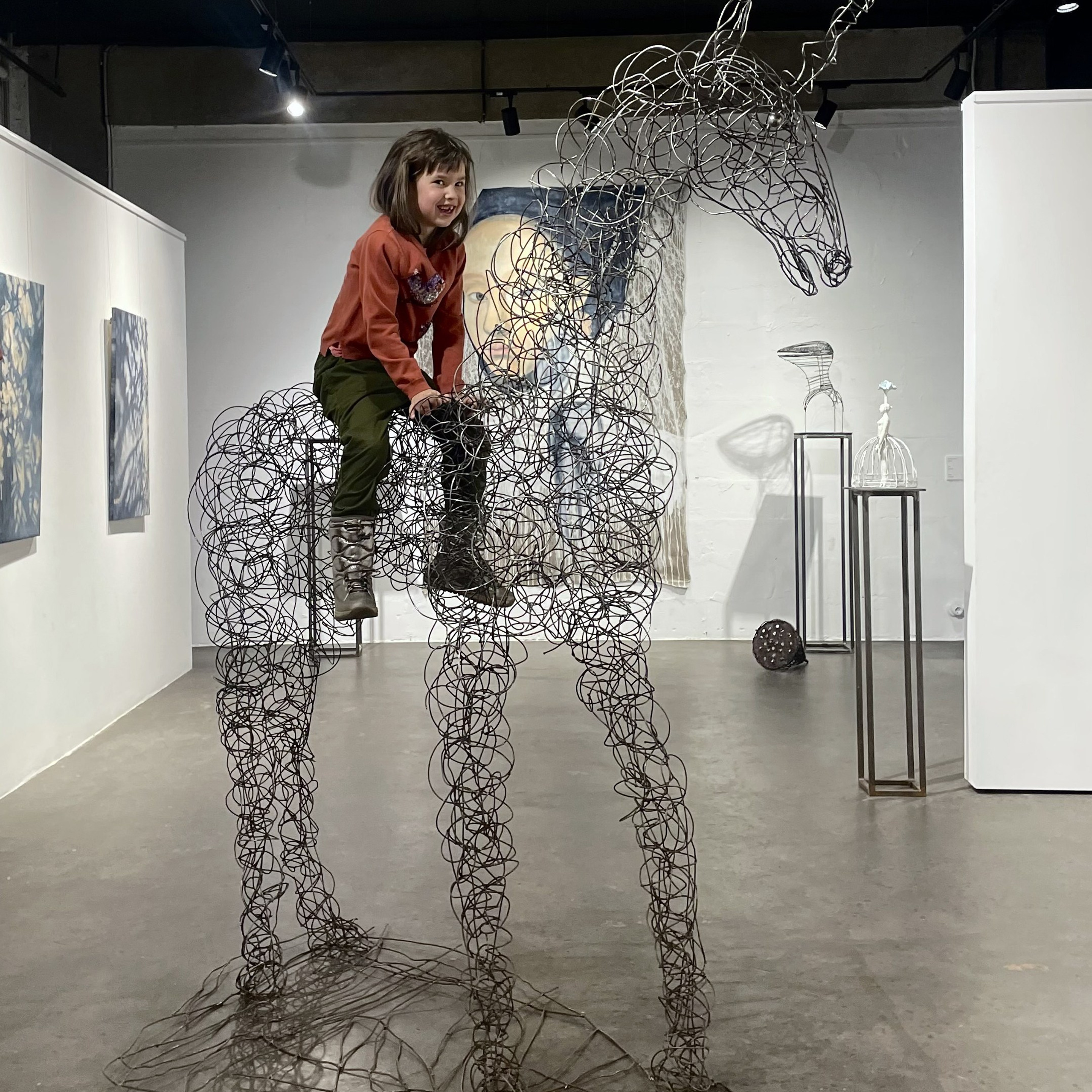 Бегство в вечность_ 2023. Художник — скульптор Антонина Фатхуллина