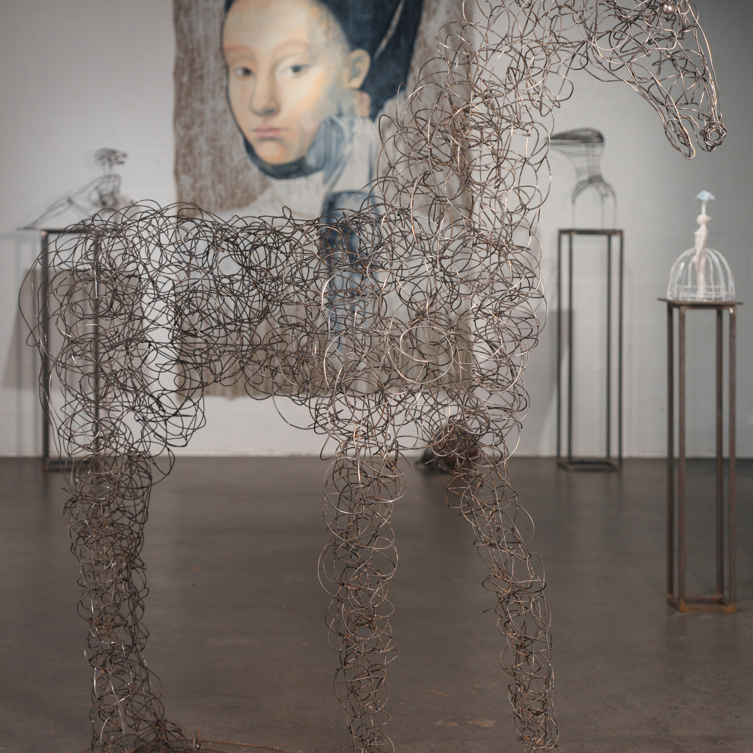 Бегство в вечность_ 2023. Художник — скульптор Антонина Фатхуллина