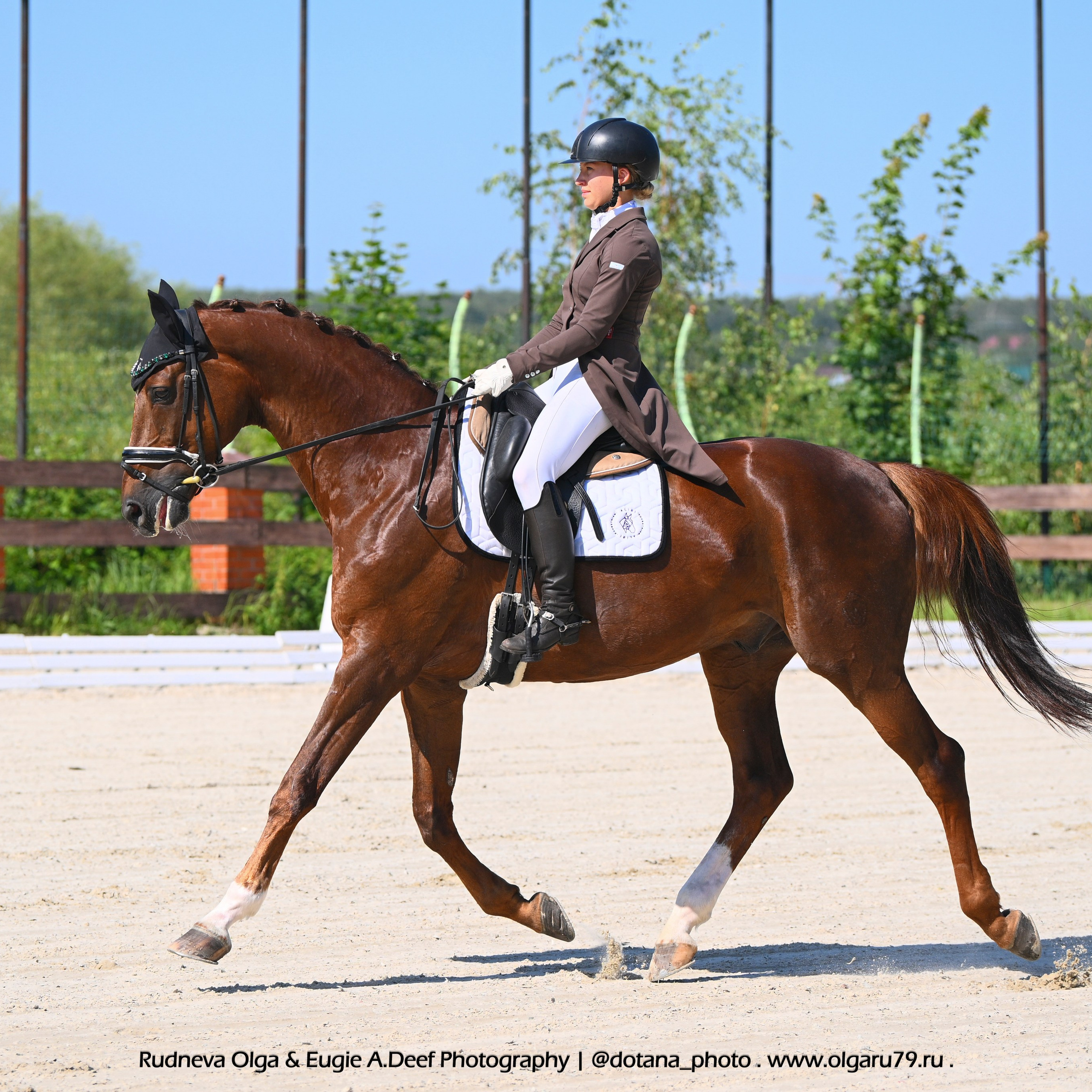ТУРНИРНАЯ КОННАЯ ФОТОГРАФИЯ, Руднева Ольга и Евгений Адеев