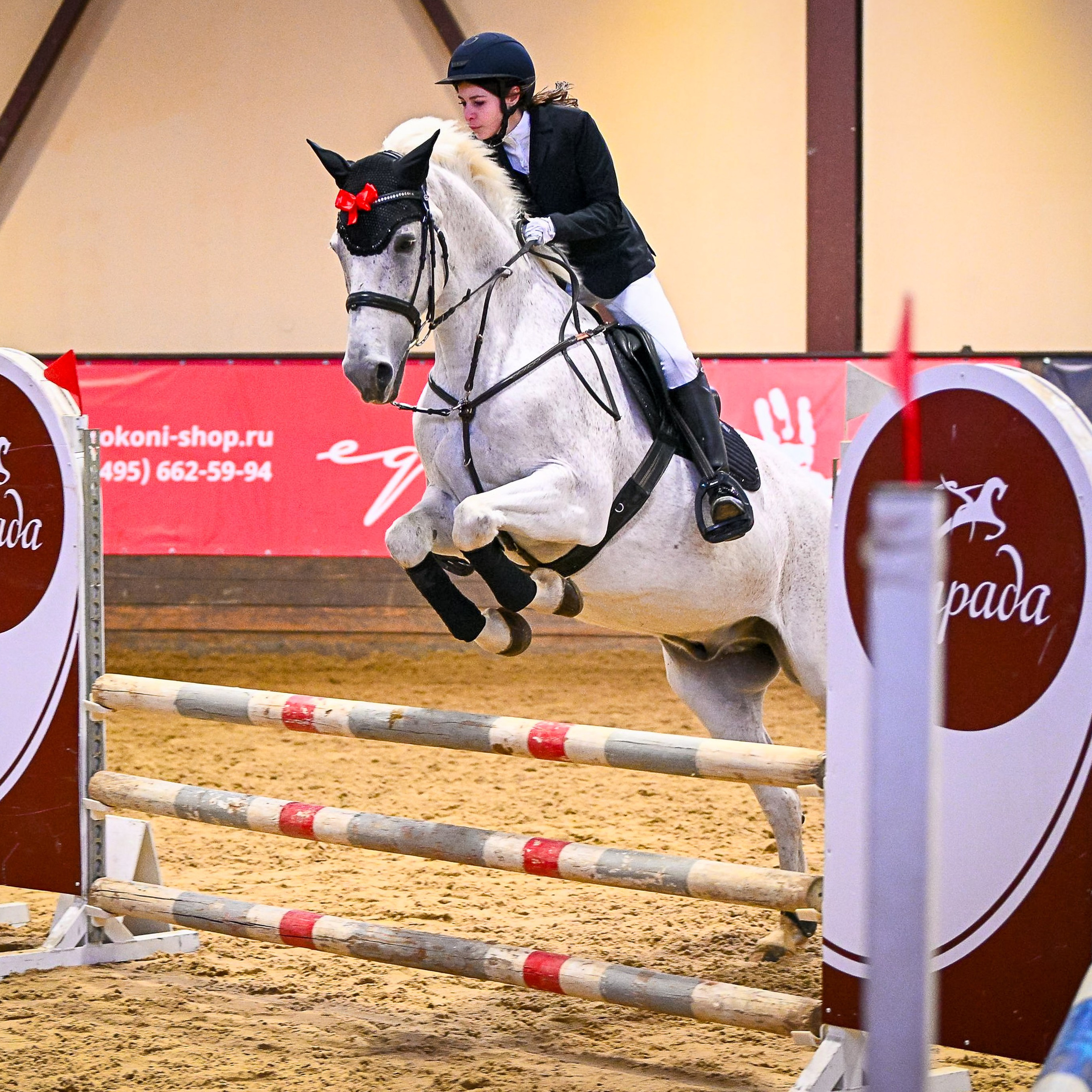 ТУРНИРНАЯ КОННАЯ ФОТОГРАФИЯ, Руднева Ольга и Евгений Адеев