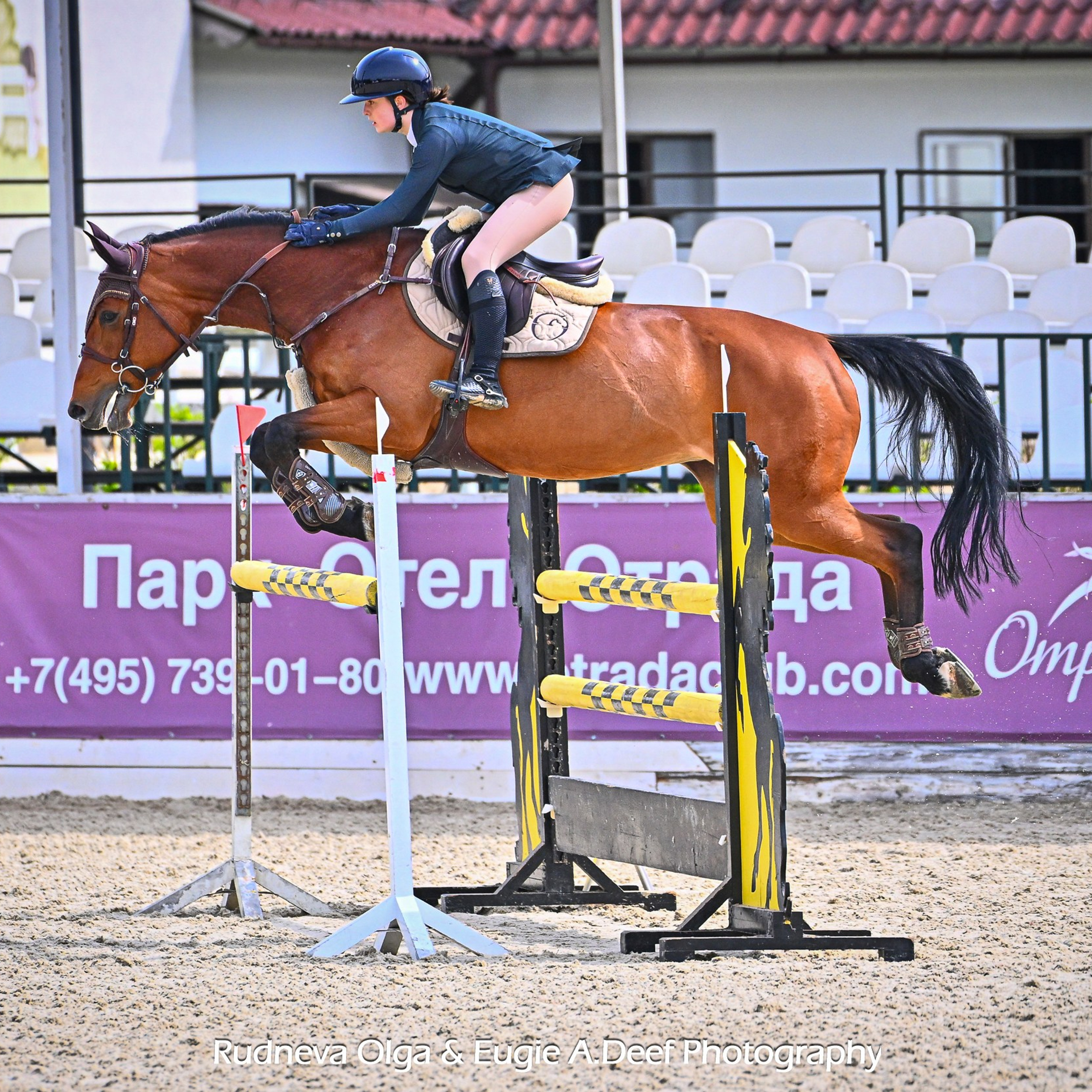 ТУРНИРНАЯ КОННАЯ ФОТОГРАФИЯ, Руднева Ольга и Евгений Адеев