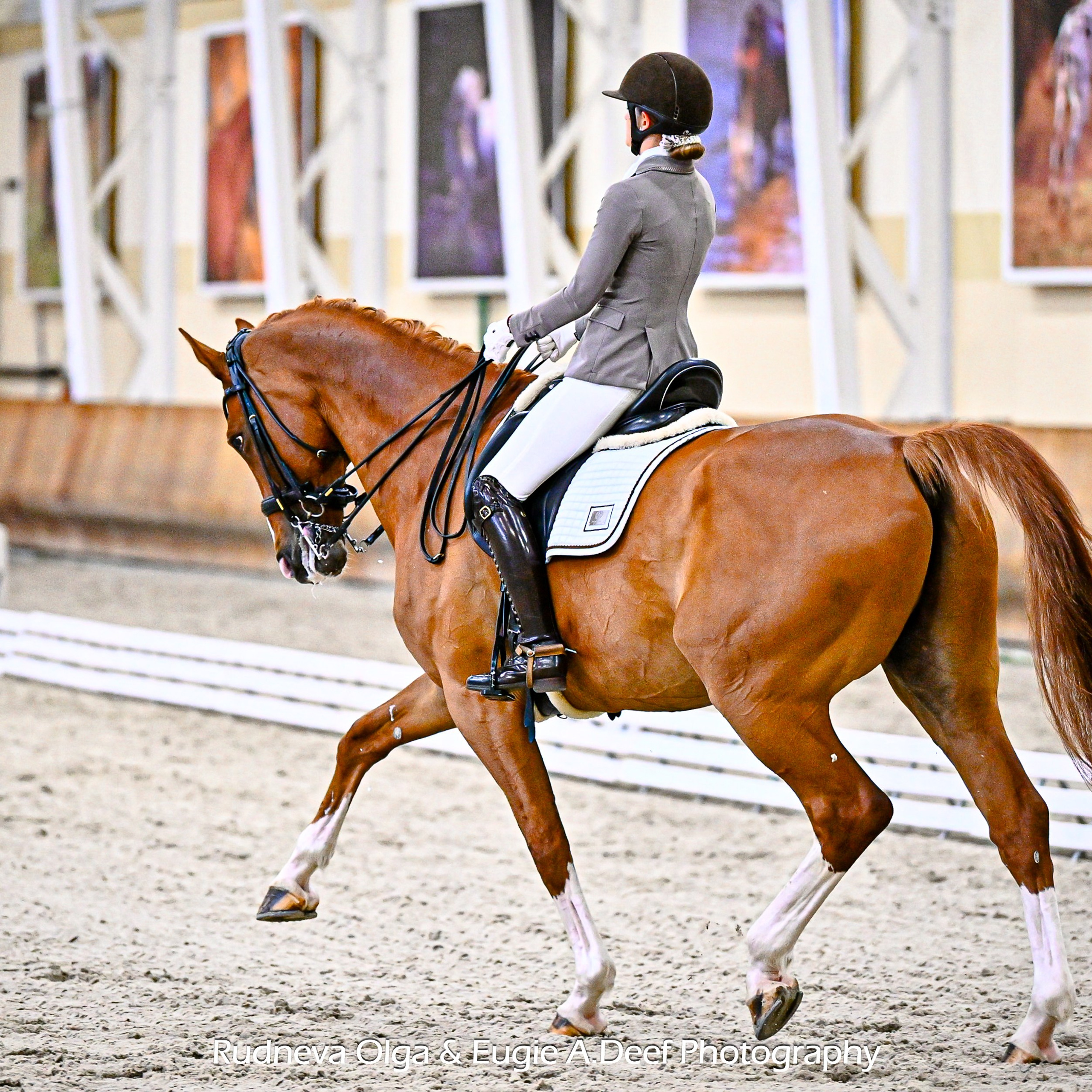 ТУРНИРНАЯ КОННАЯ ФОТОГРАФИЯ, Руднева Ольга и Евгений Адеев