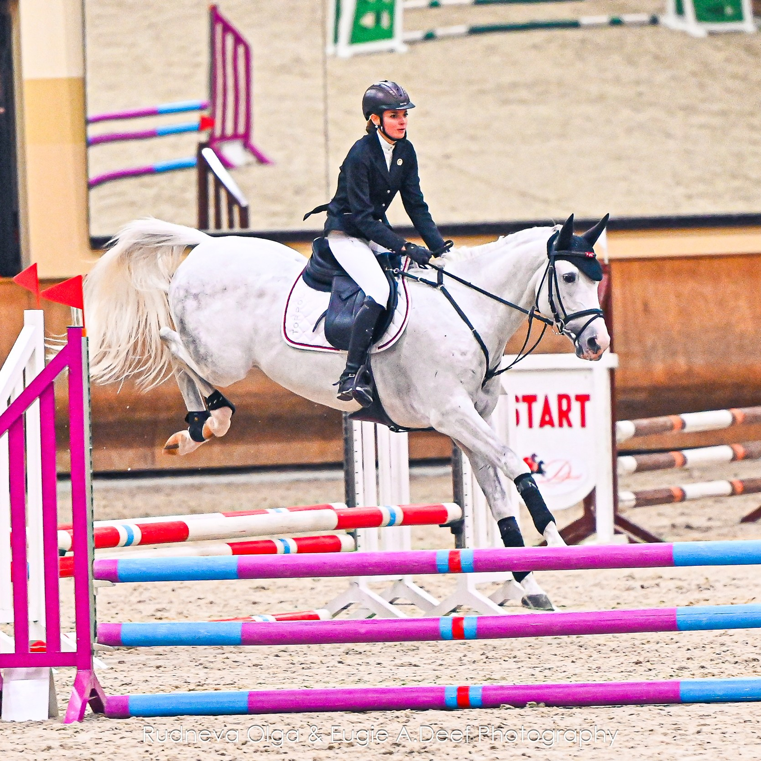 ТУРНИРНАЯ КОННАЯ ФОТОГРАФИЯ, Руднева Ольга и Евгений Адеев
