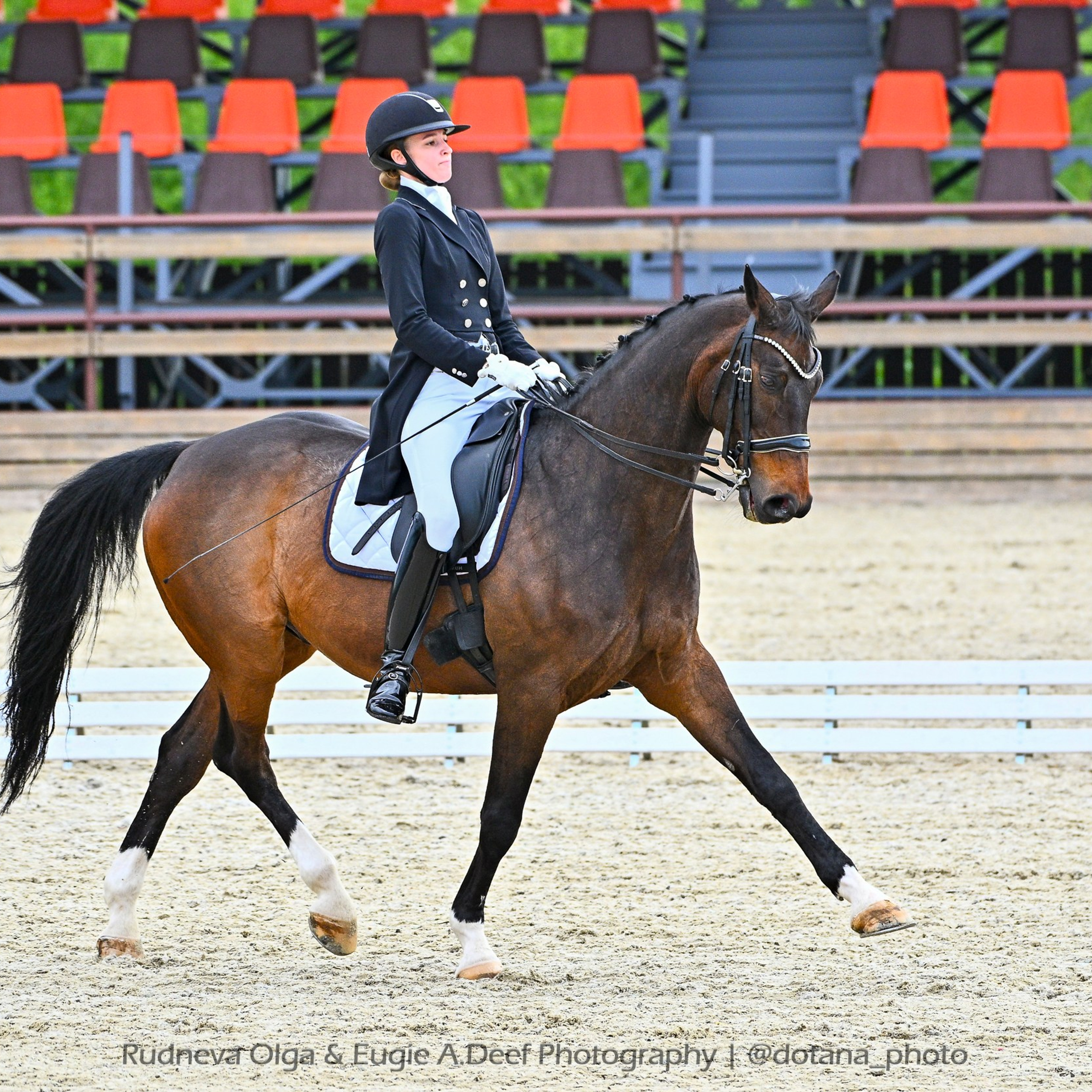 ТУРНИРНАЯ КОННАЯ ФОТОГРАФИЯ, Руднева Ольга и Евгений Адеев